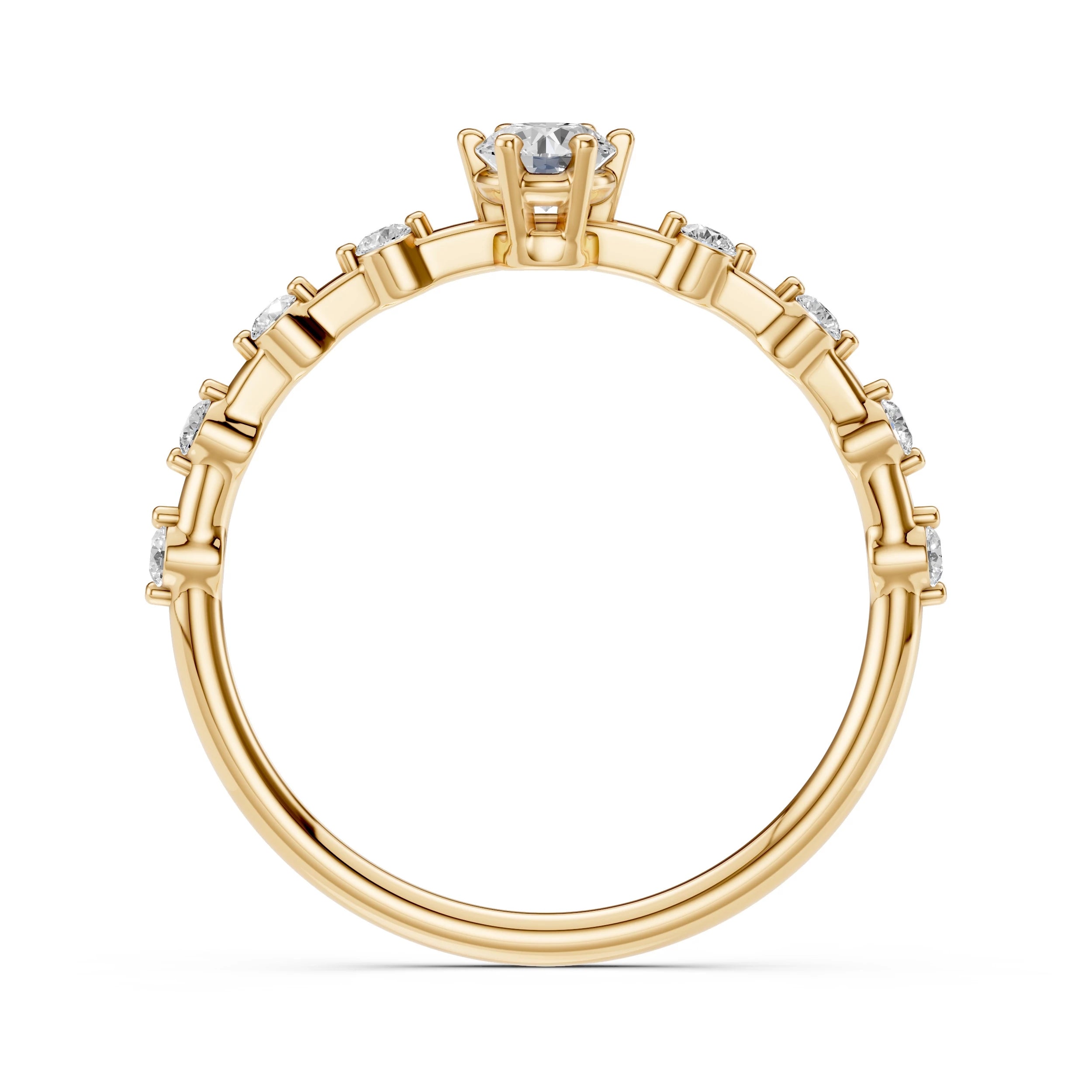 Solitaire Eternity Ring - 101-10144(3.7)