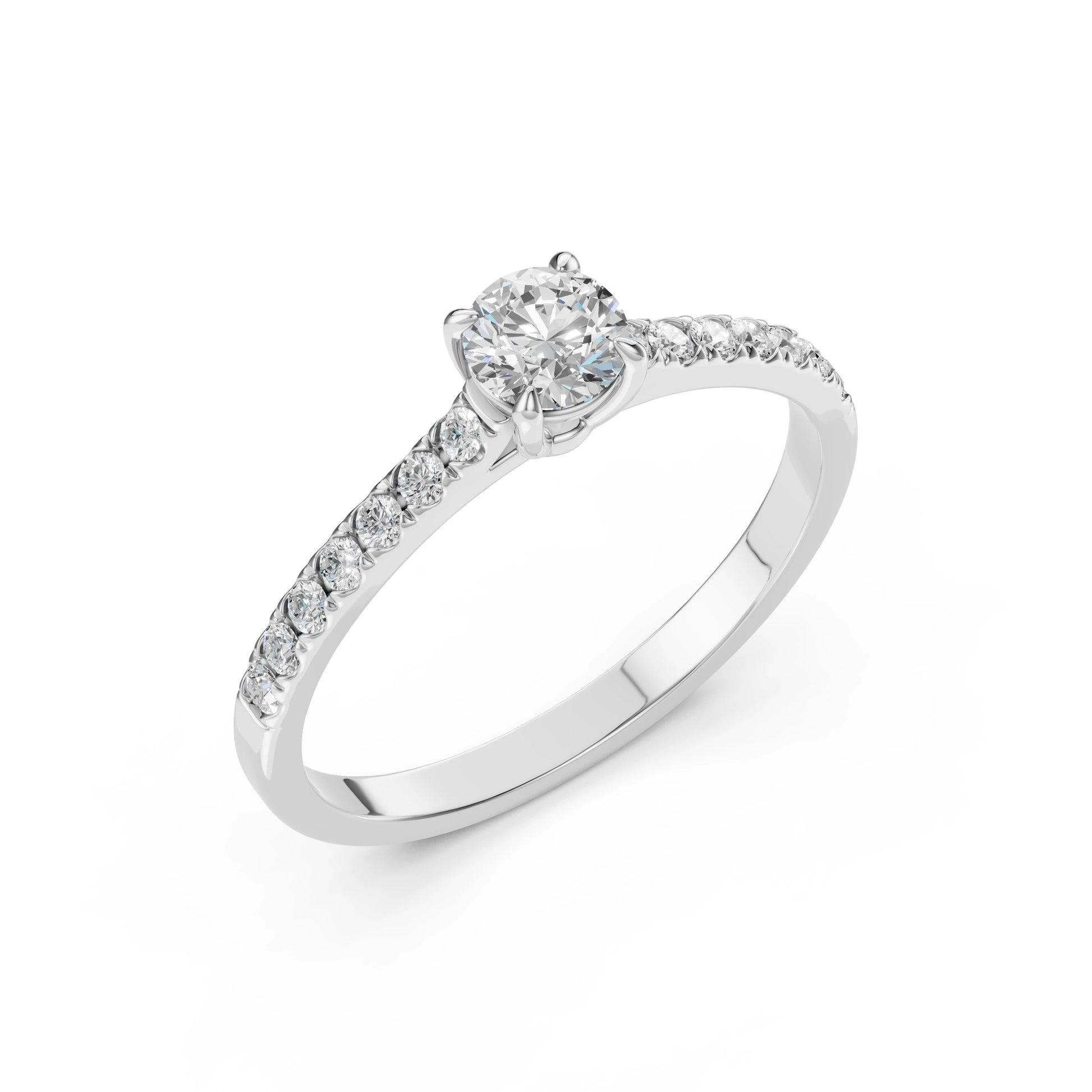 Solitaire Eternity Ring - 101-10094(4.7)
