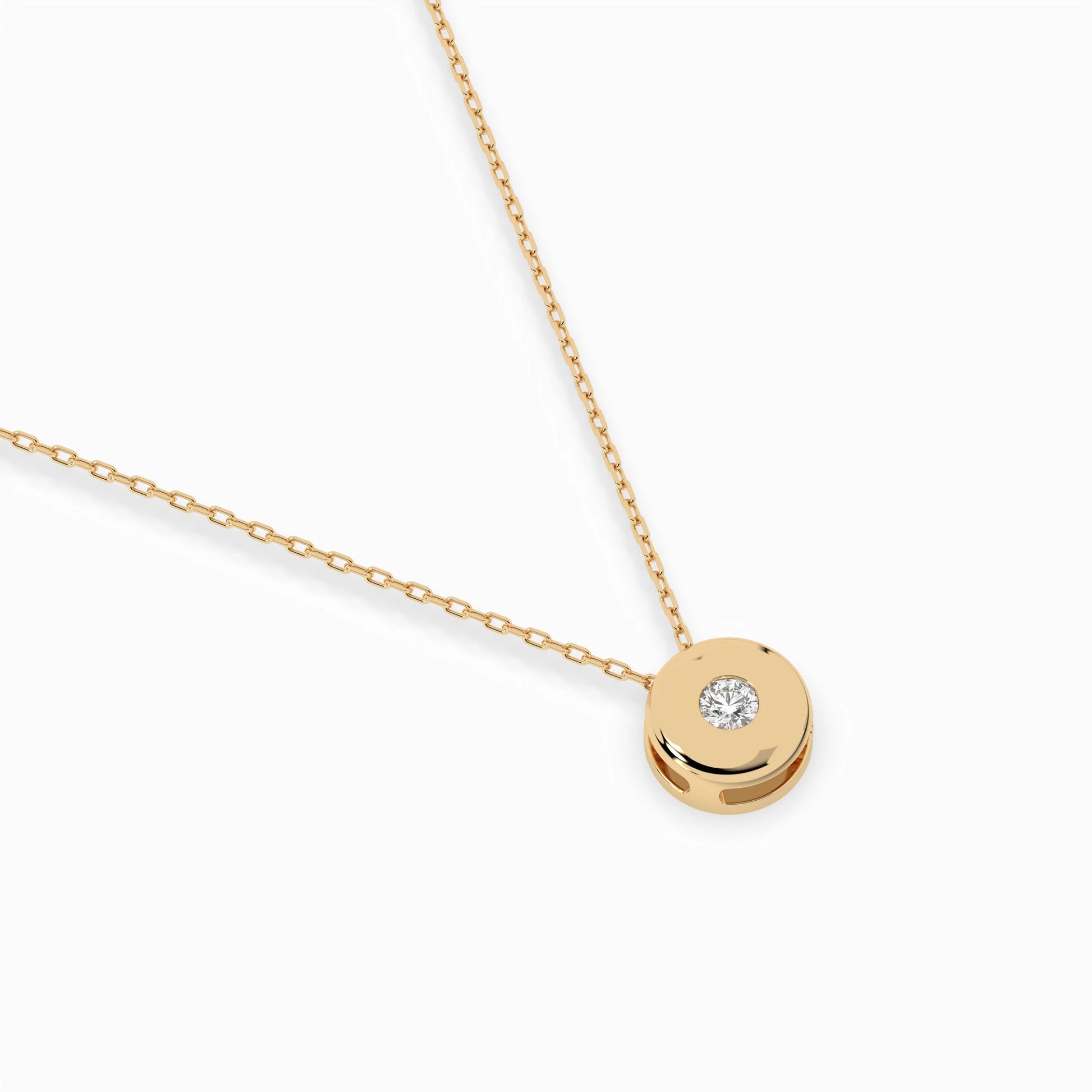 Solitaire Necklace - 104-10015(2.2)