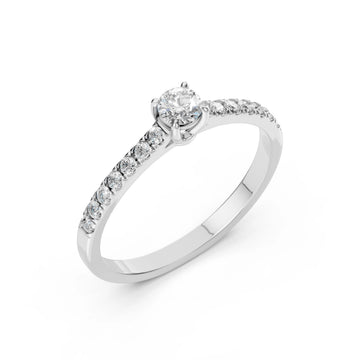 Solitaire Eternity Ring - 101-10094(4.2)