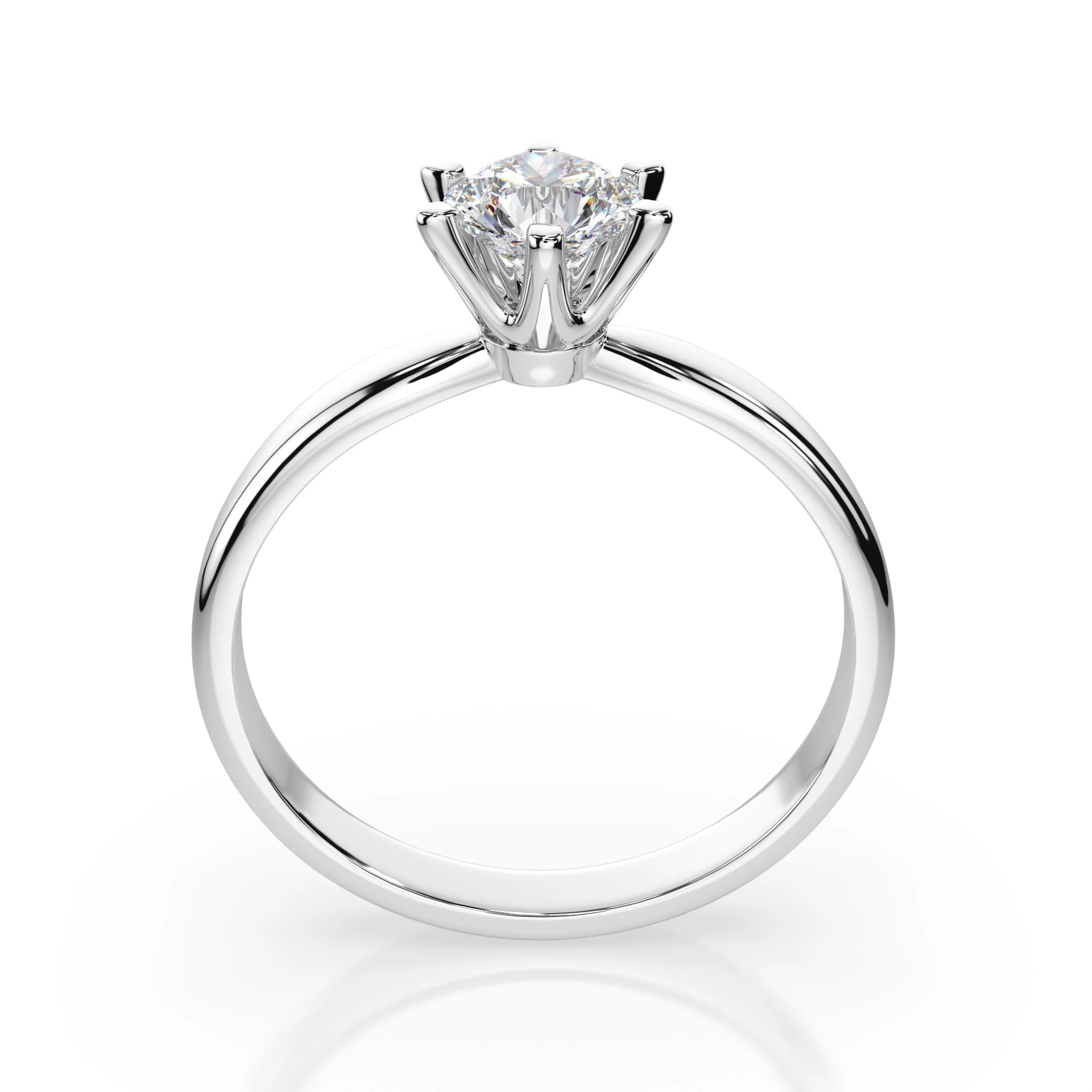 Solitaire Ring - 101-10040(5.1)