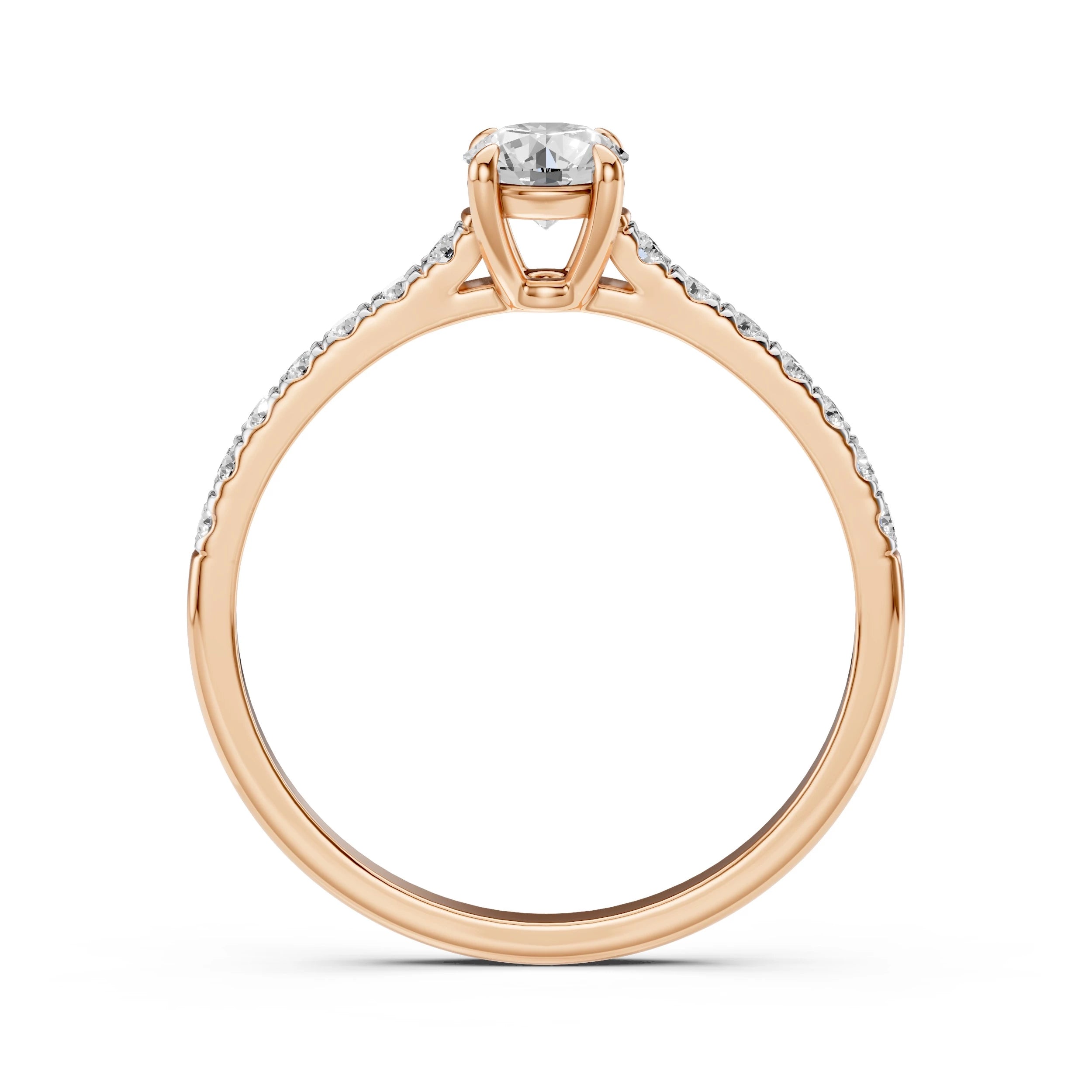 Solitaire Eternity Ring - 101-10094(5.1)