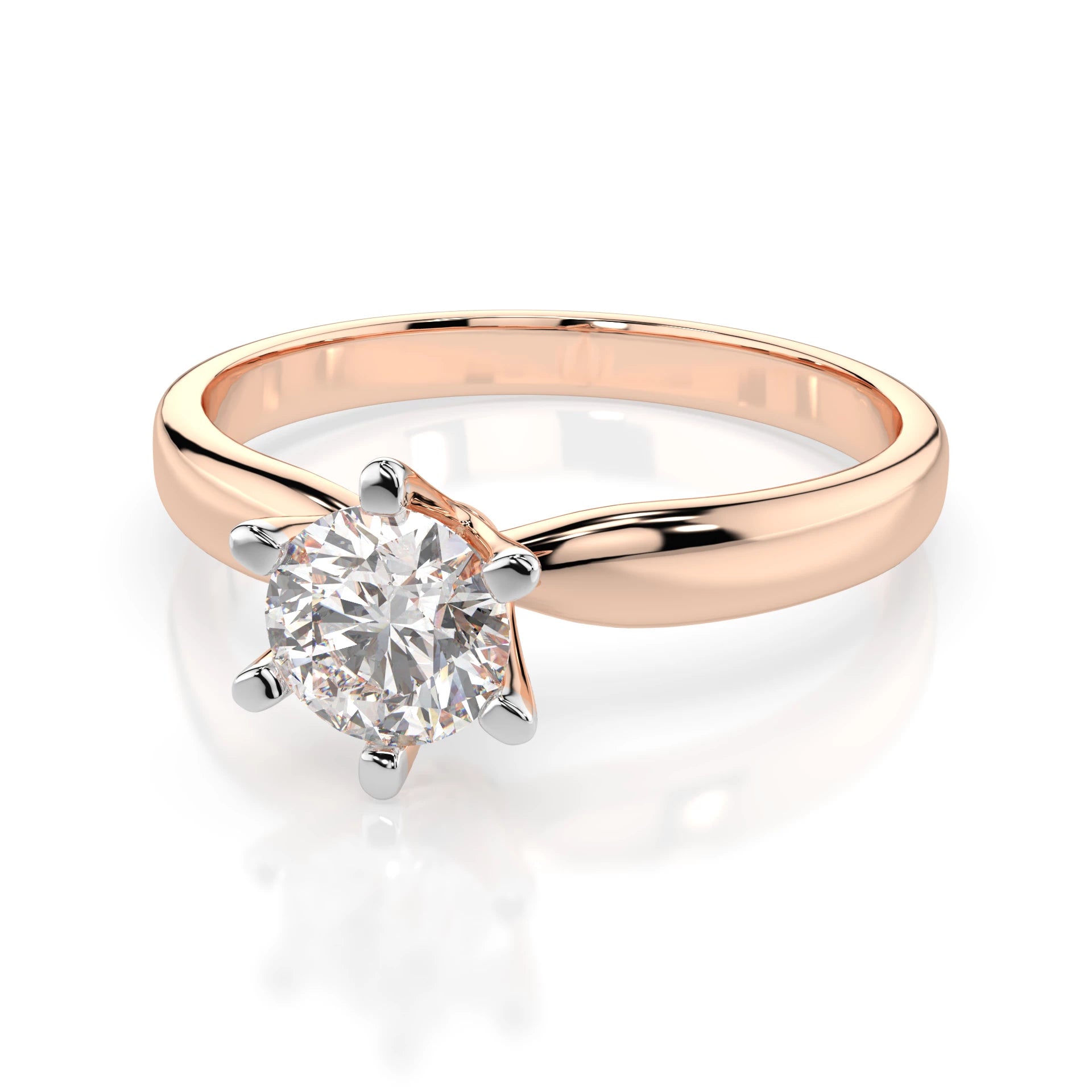 Solitaire Ring - 101-10040(5.1)