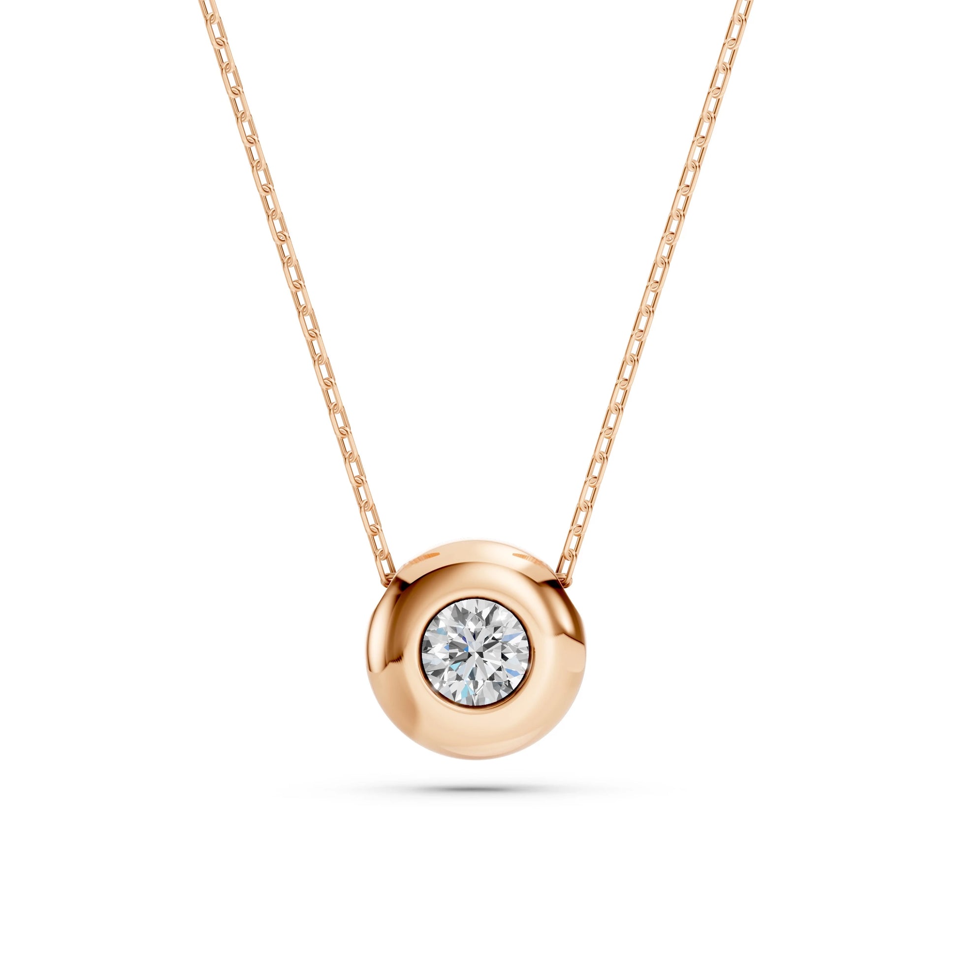 Solitaire Necklace - 104-10007(3.4)