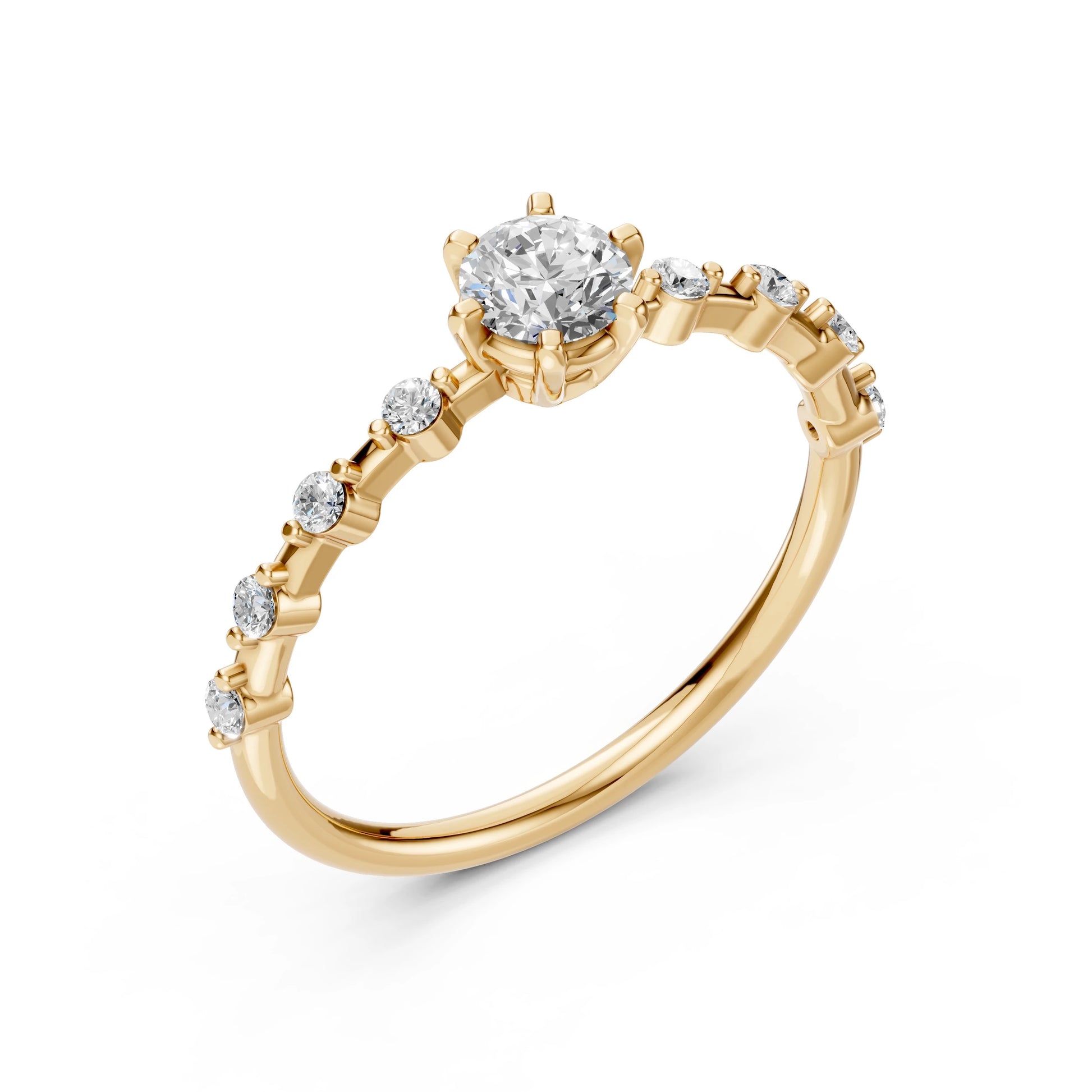 Solitaire Eternity Ring - 101-10144(4.7)