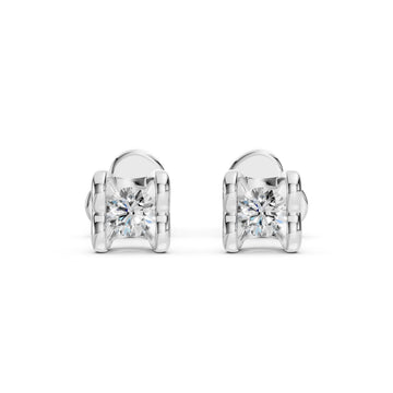 Solitaire Butterfly Earring - 102-10013/2(3.0)
