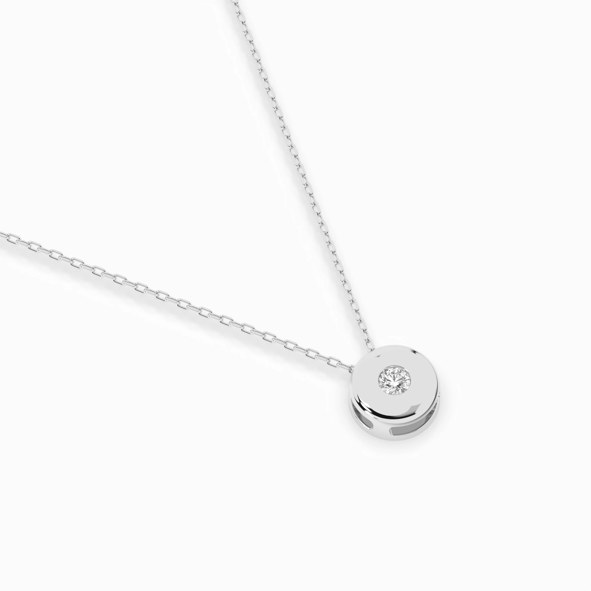 Solitaire Necklace - 104-10015(2.2)