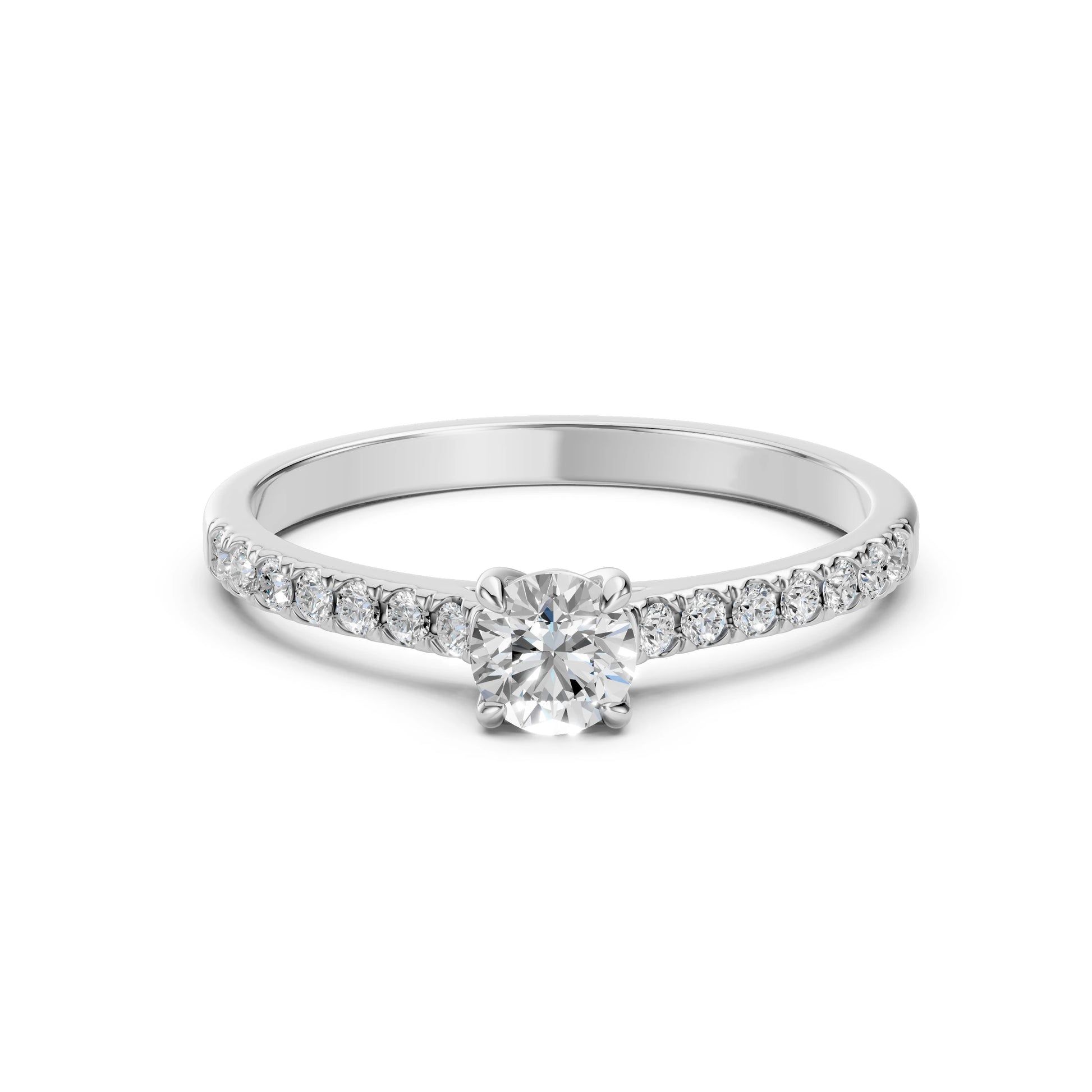Solitaire Eternity Ring - 101-10094(5.1)