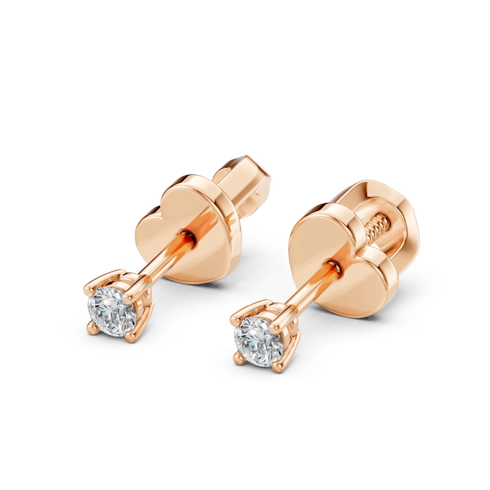 Solitaire Butterfly Earring - 102-10012/1(2.5)