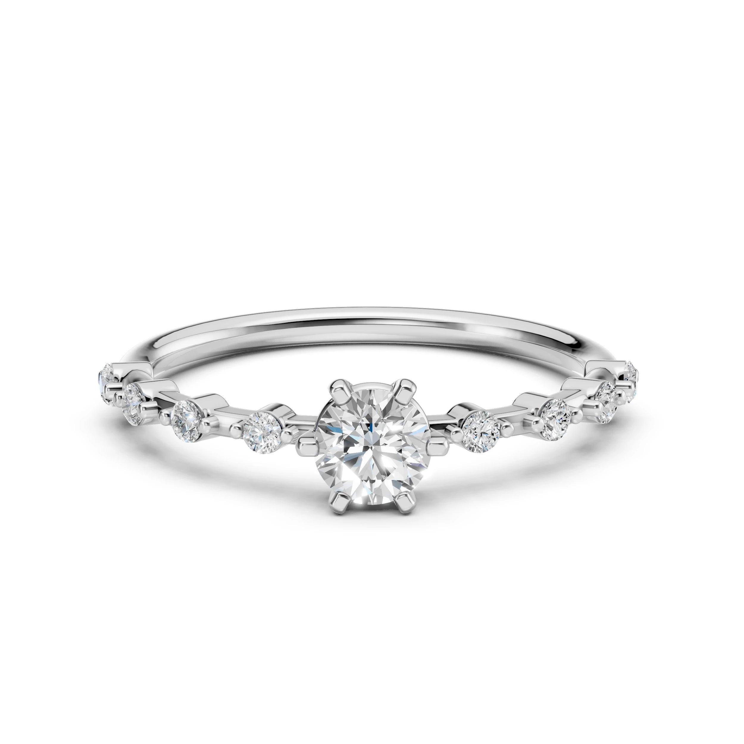 Solitaire Eternity Ring - 101-10144(4.7)