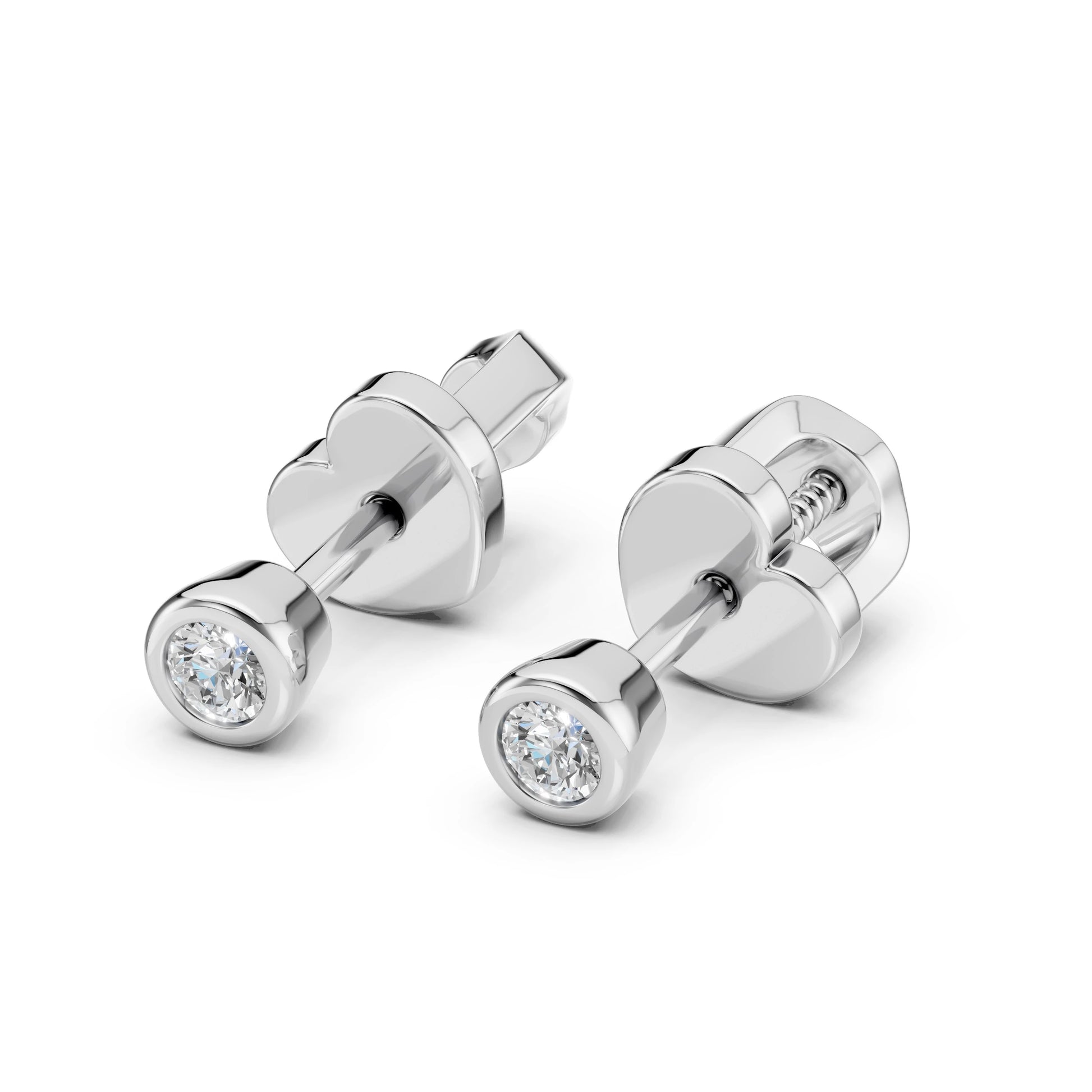 Solitaire Butterfly Earring - 102-10010(2.3)