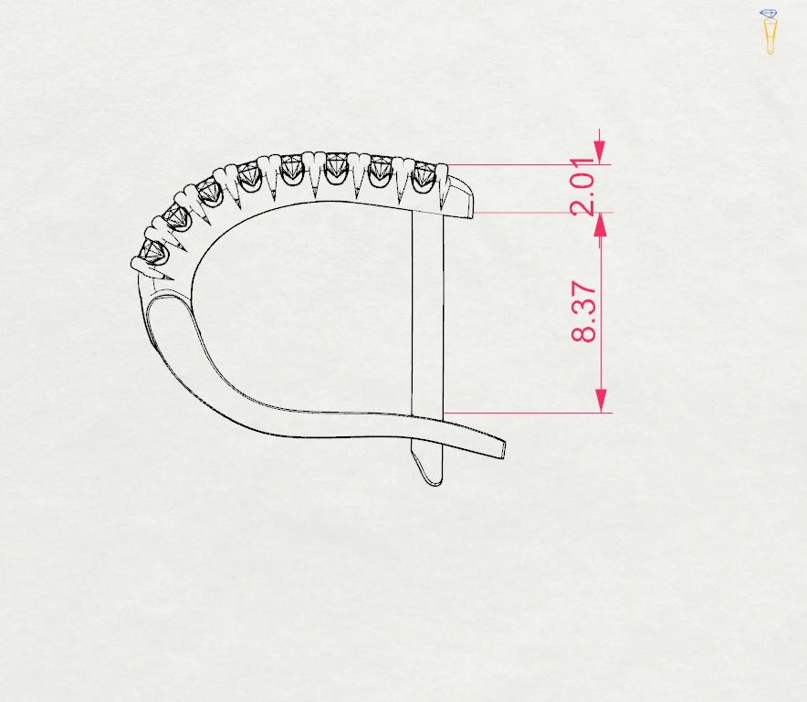 Eternity Earring - 102-10044/2