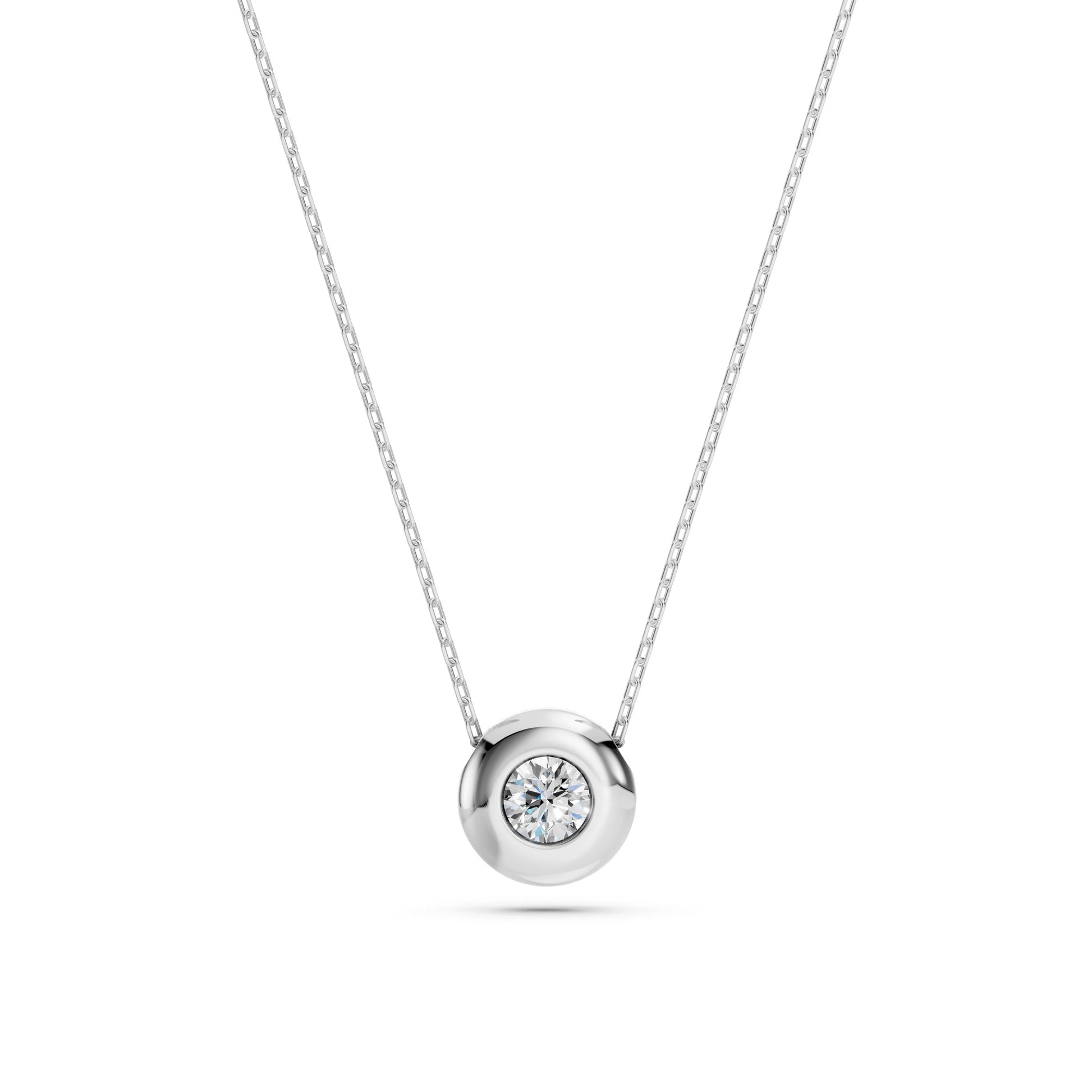 Solitaire Necklace - 104-10007(3.4)