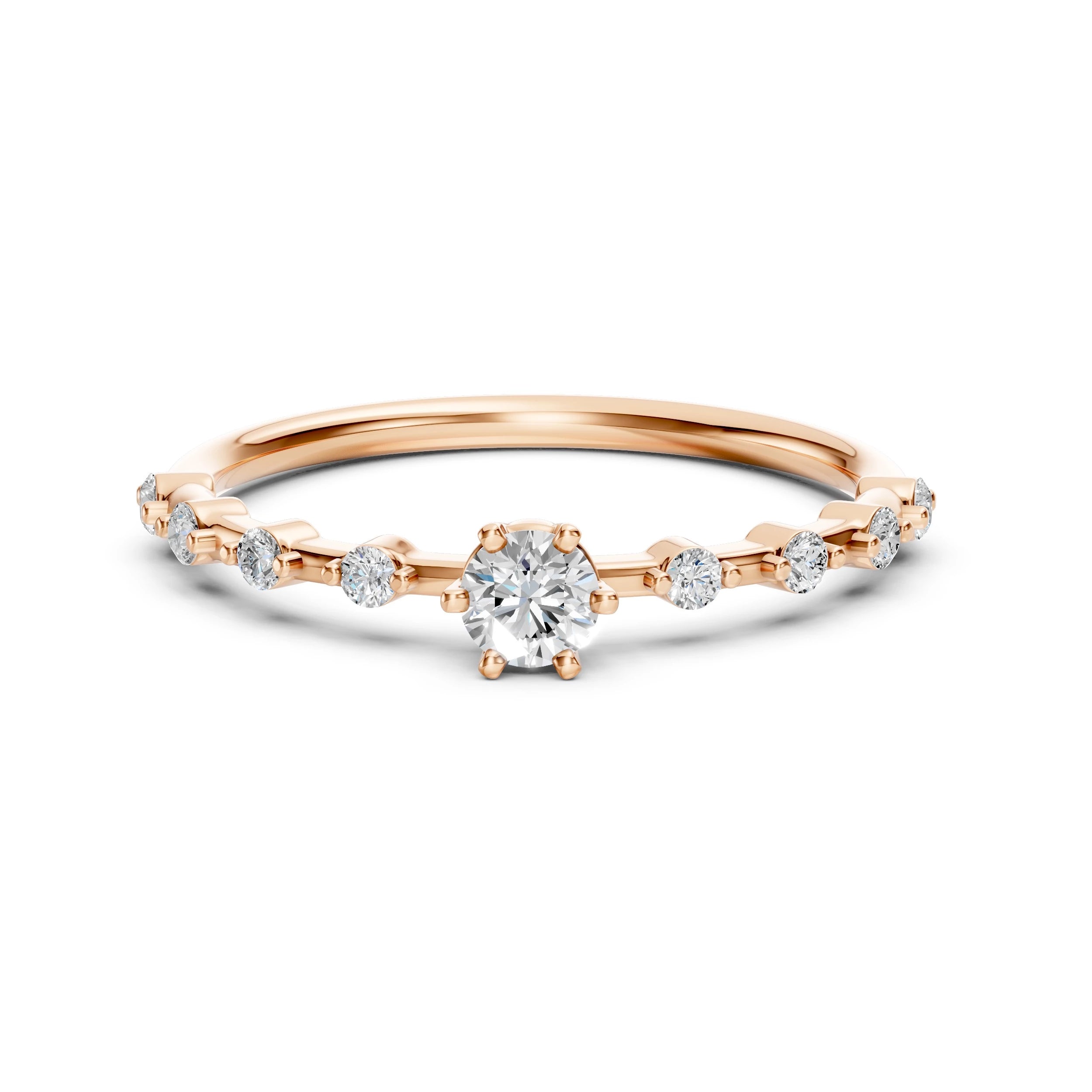 Solitaire Eternity Ring - 101-10144(3.7)