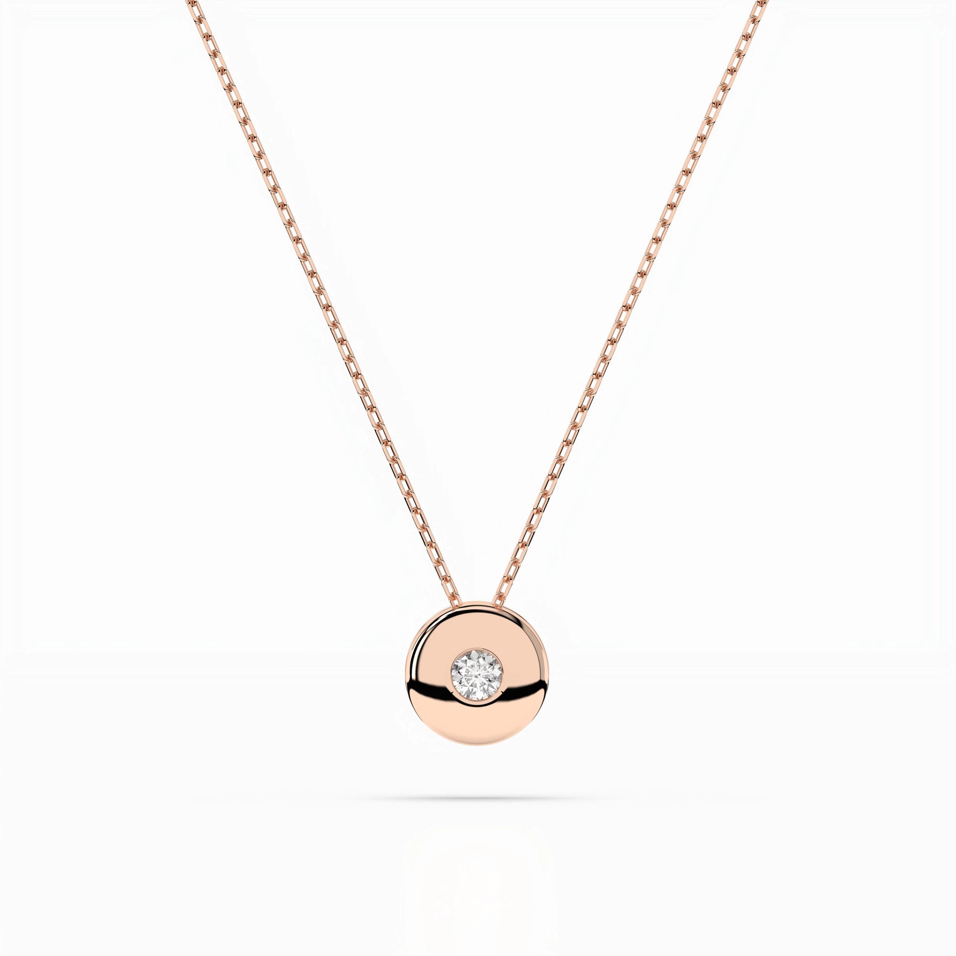 Solitaire Necklace - 104-10015(2.2)