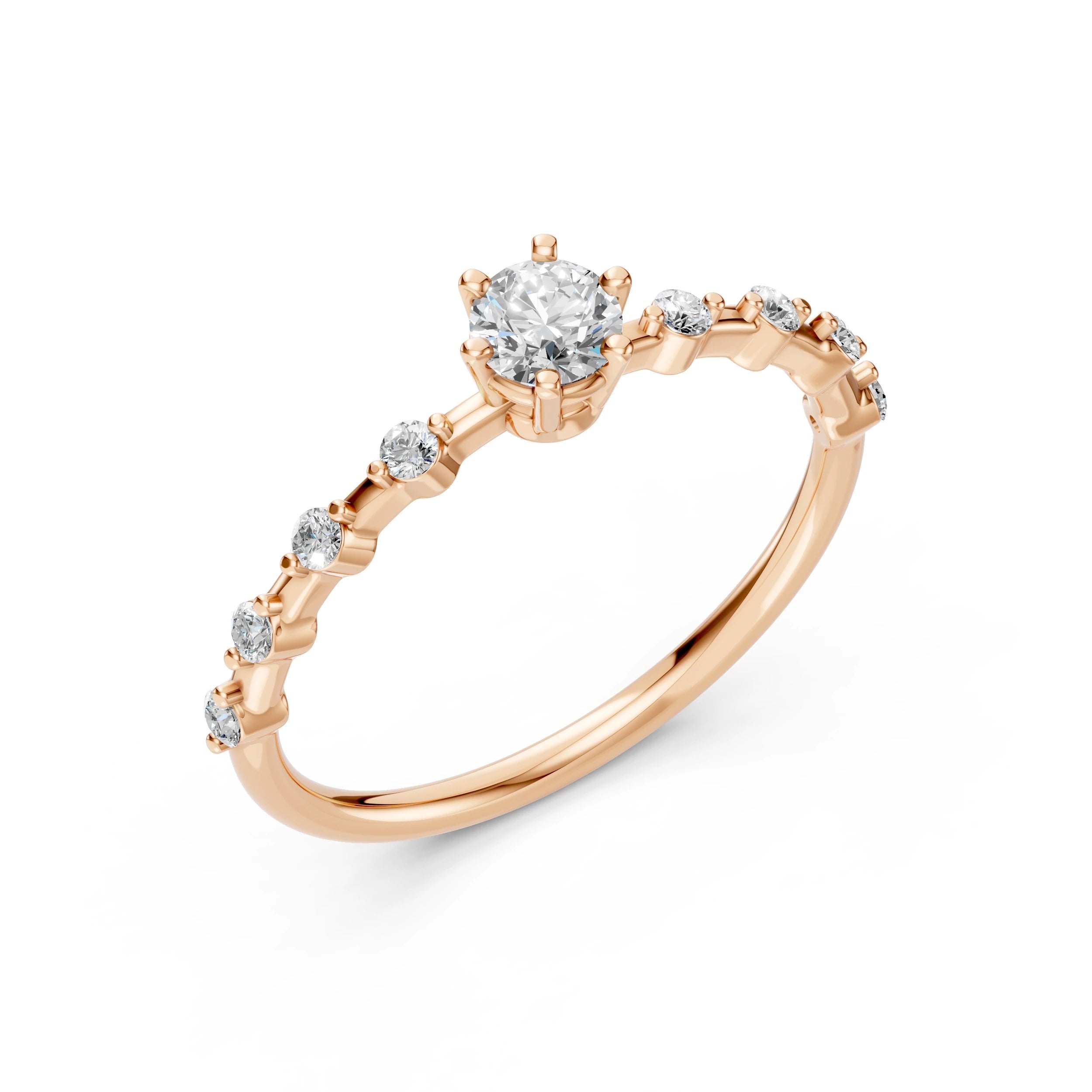 Solitaire Eternity Ring - 101-10144(4.2)