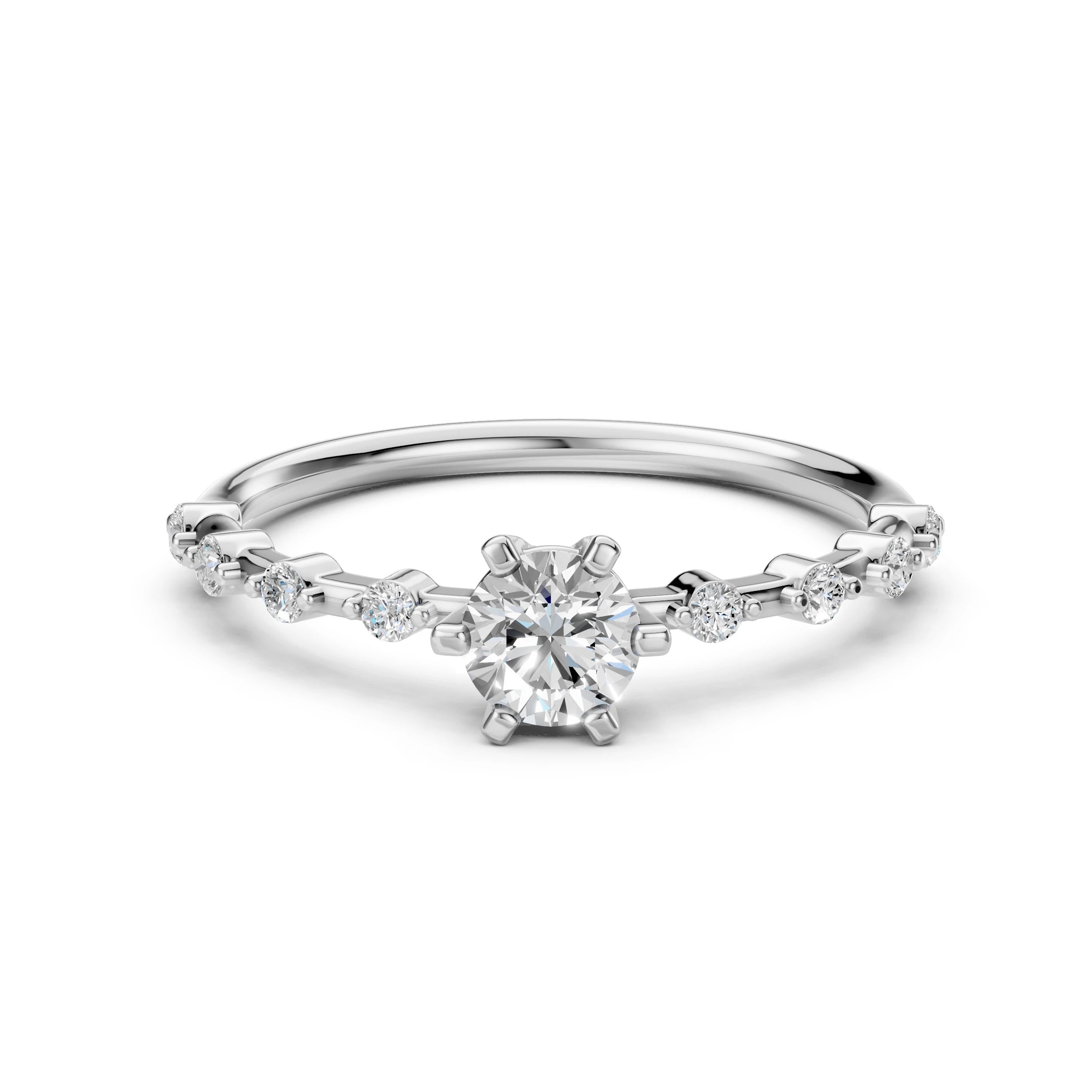 Solitaire Eternity Ring - 101-10144(5.1)