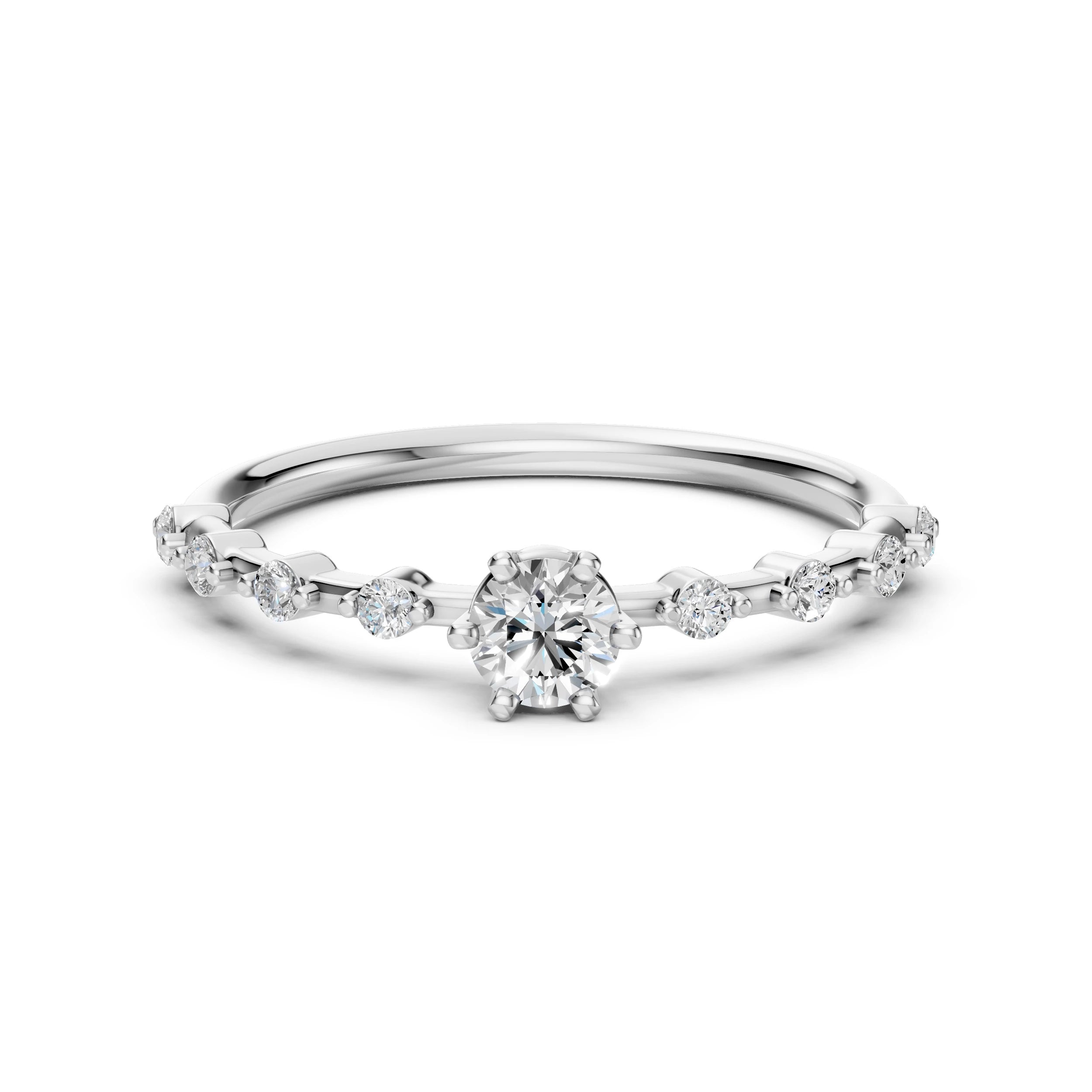 Solitaire Eternity Ring - 101-10144(4.2)