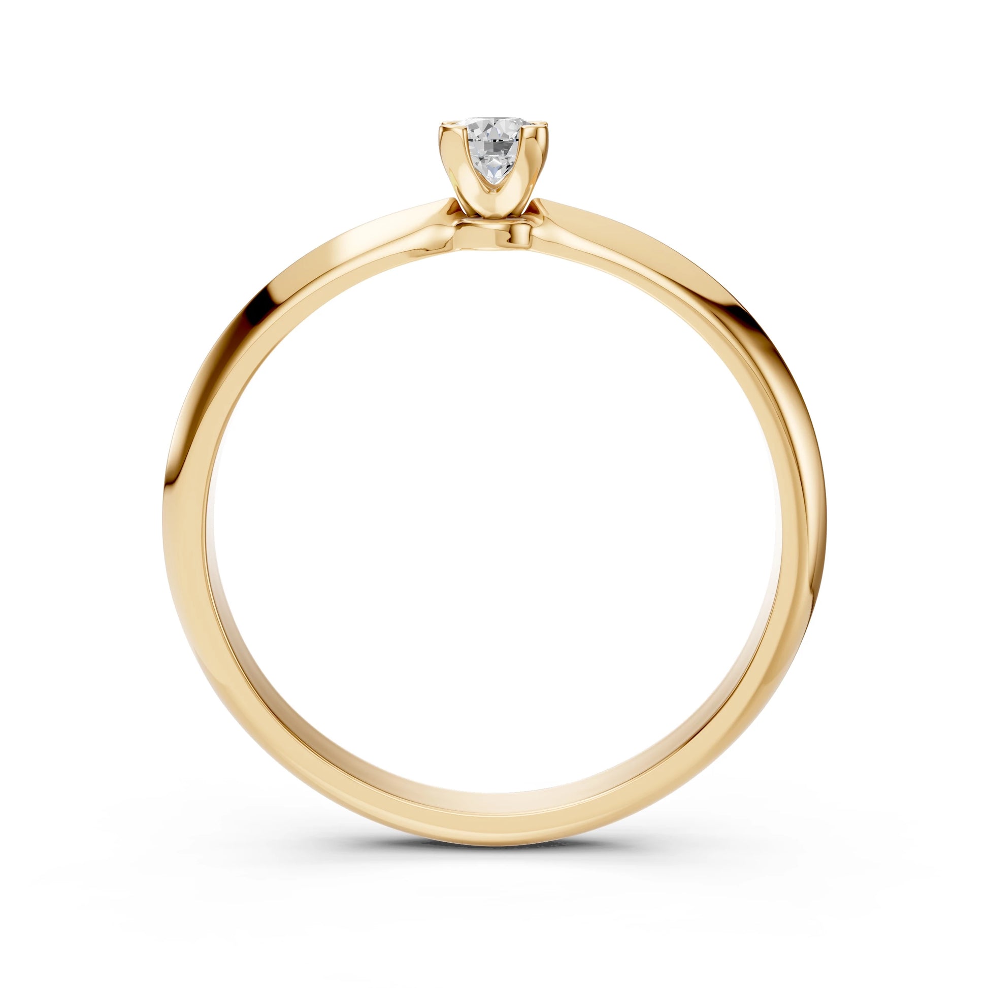 Solitaire Ring - 101-10089(3.4)