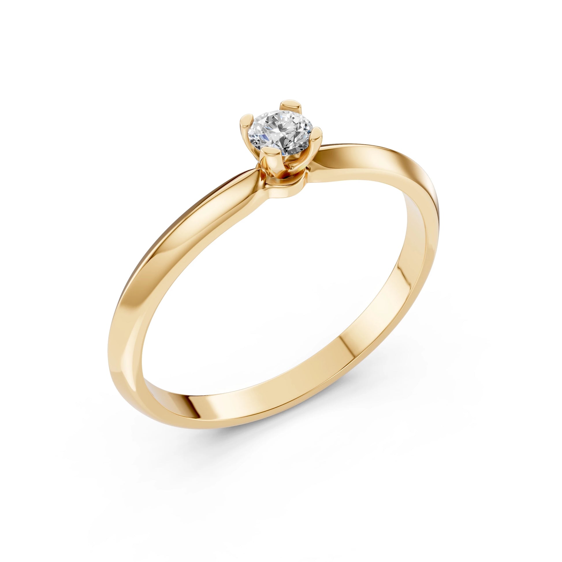 Solitaire Ring - 101-10089(3.4)