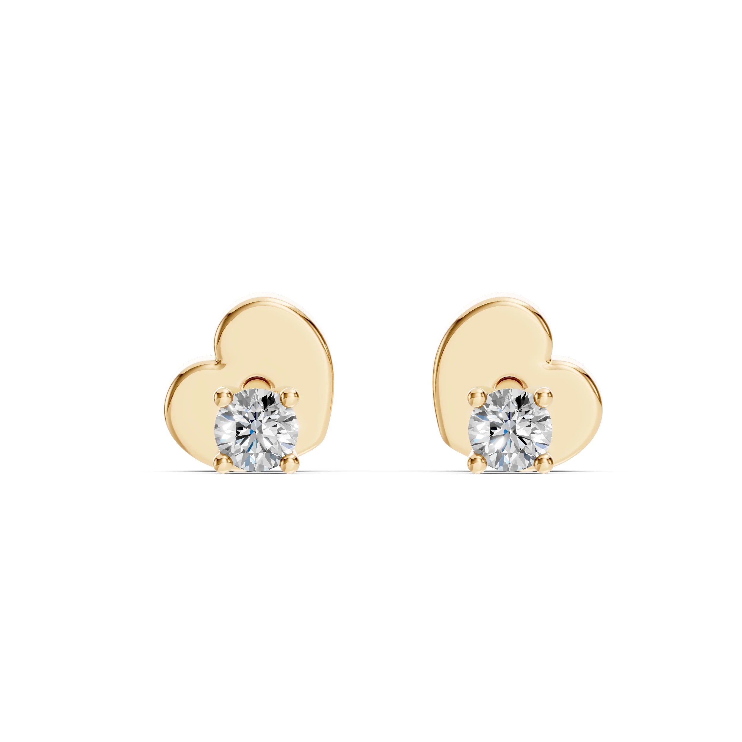 Solitaire Butterfly Earring - 102-10012/1(2.5)