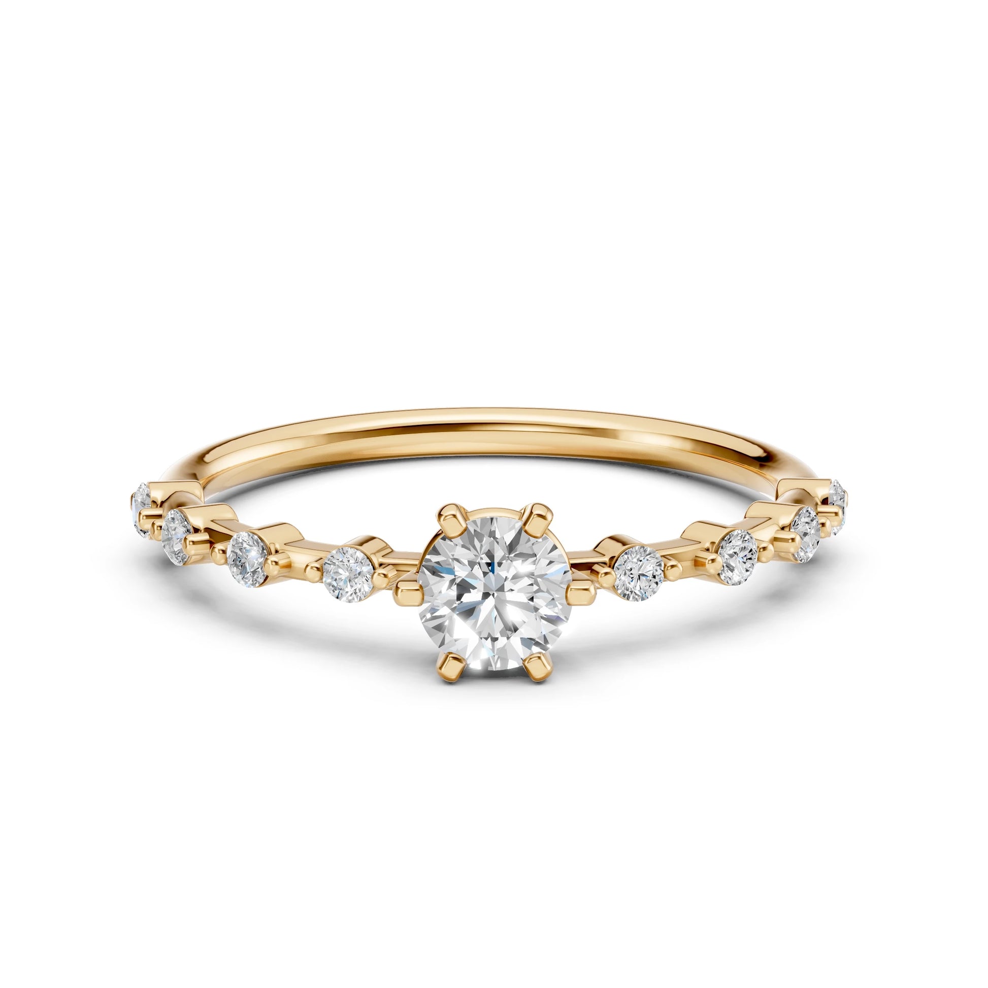 Solitaire Eternity Ring - 101-10144(4.7)