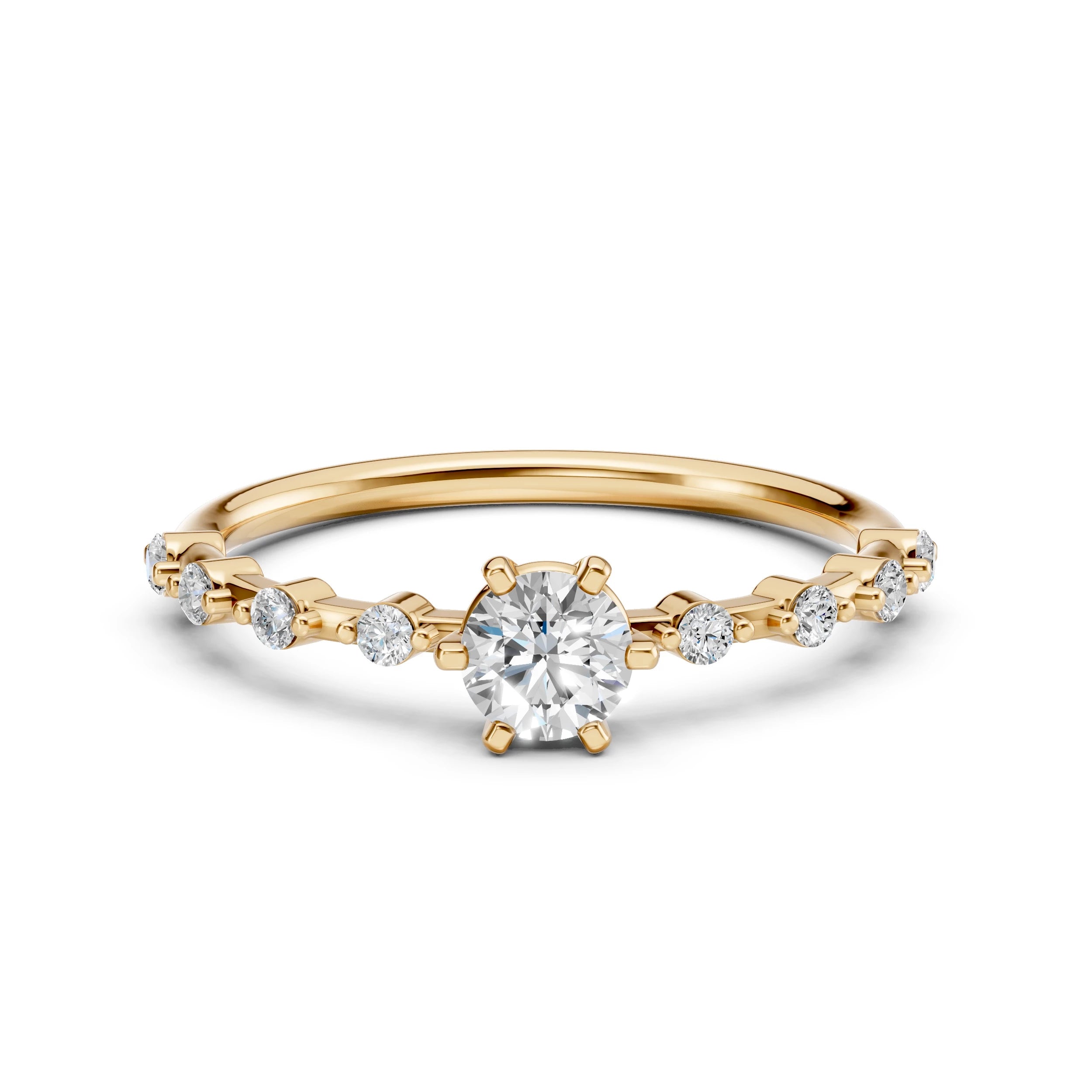 Solitaire Eternity Ring - 101-10144(4.7)
