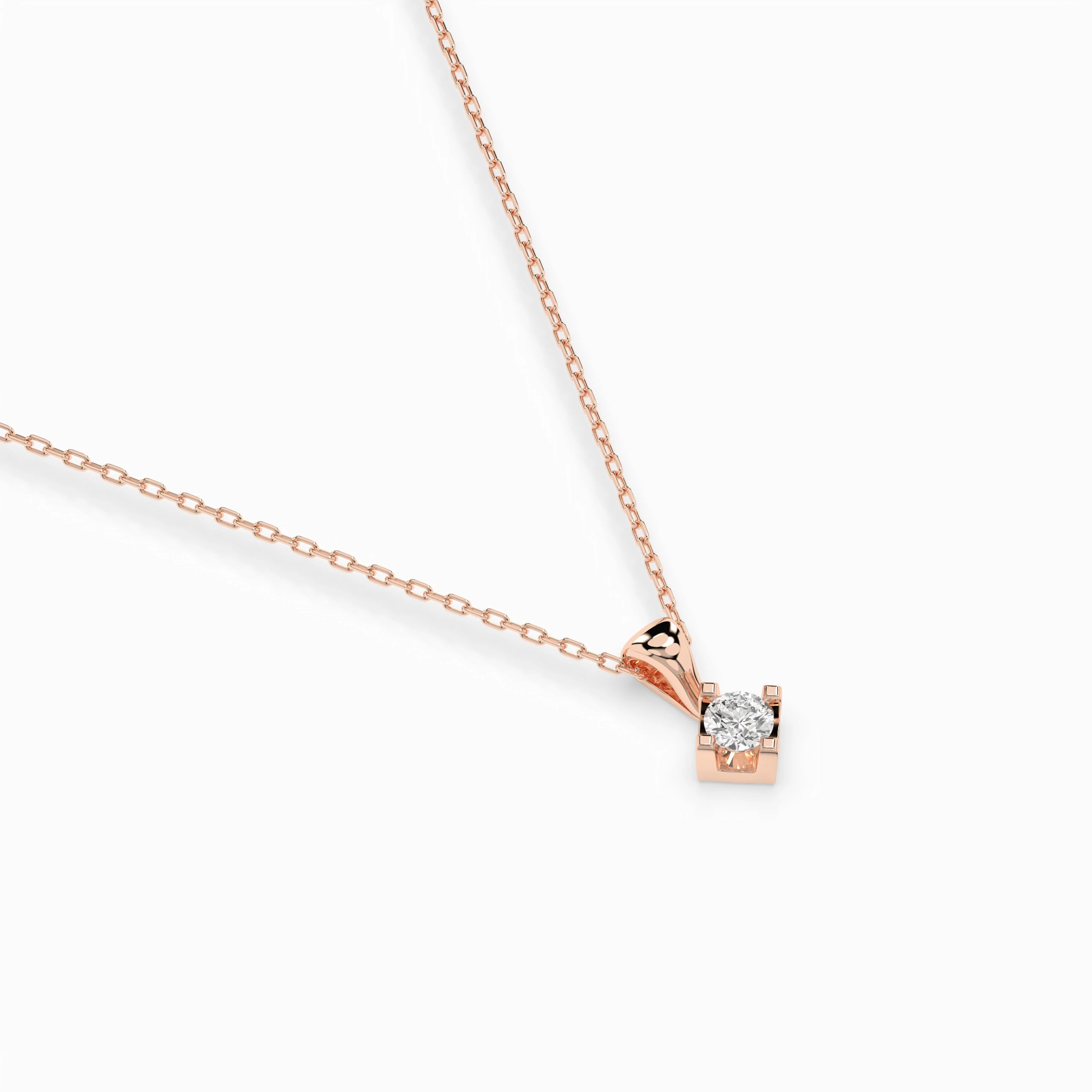 Solitaire Necklace - 104-10014(2.7)