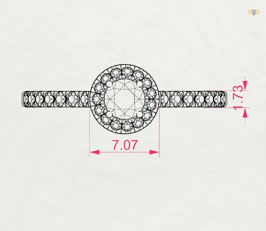 Solitaire Eternity Ring - 101-10095(4.0)
