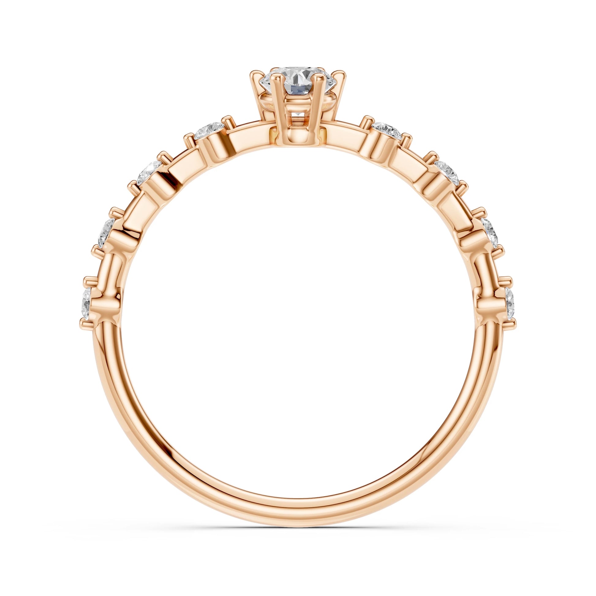 Solitaire Eternity Ring - 101-10144(3.7)