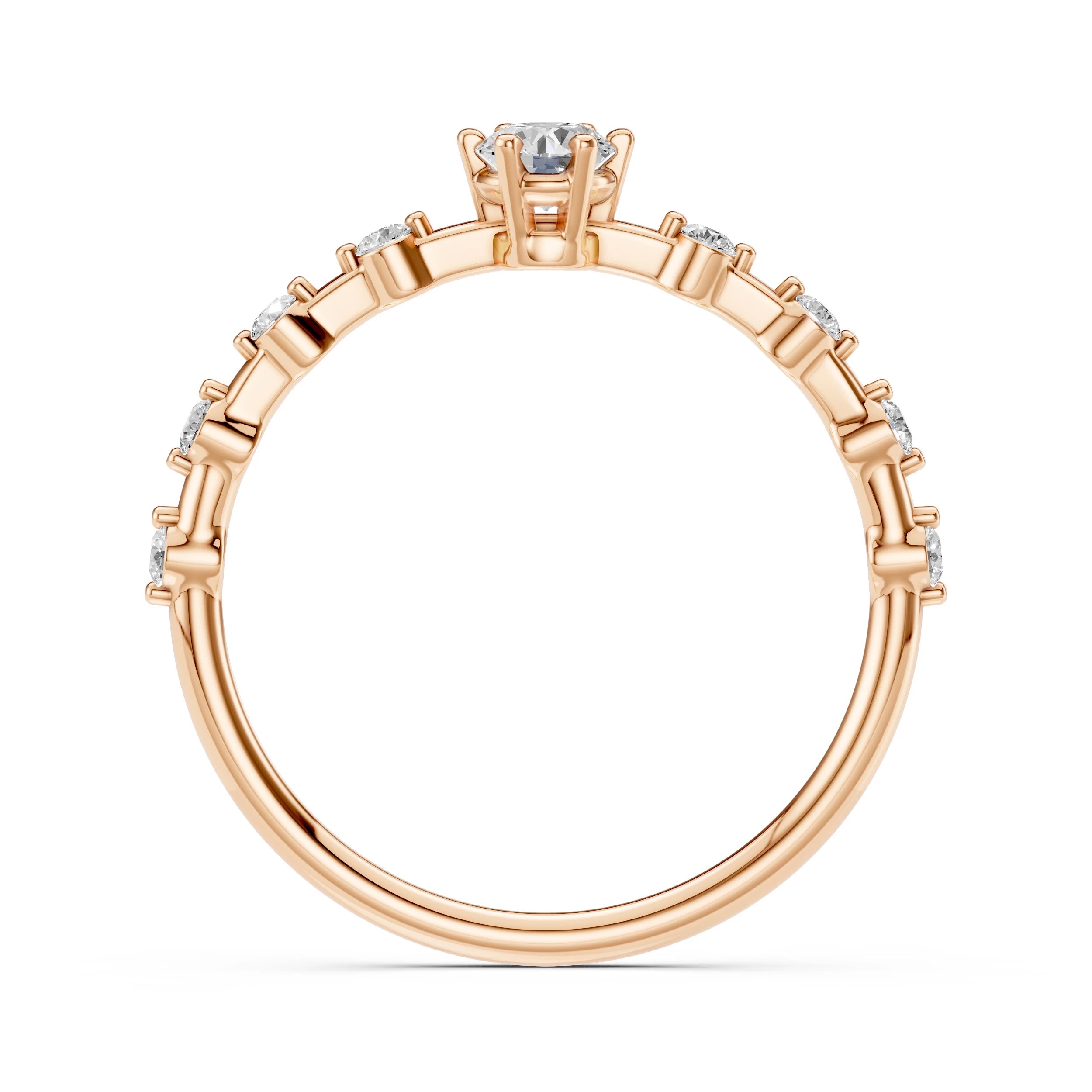 Solitaire Eternity Ring - 101-10144(3.7)