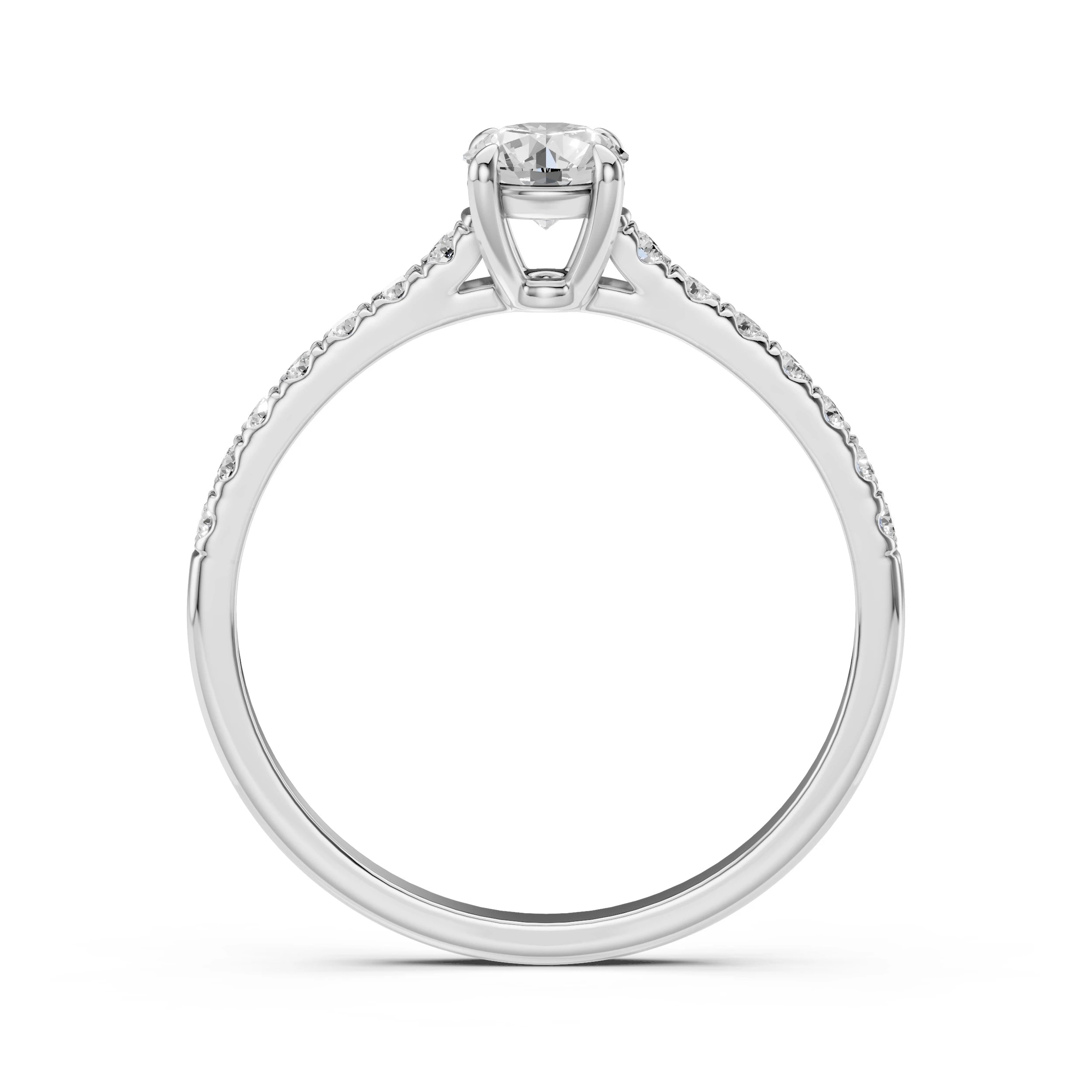 Solitaire Eternity Ring - 101-10094(5.1)