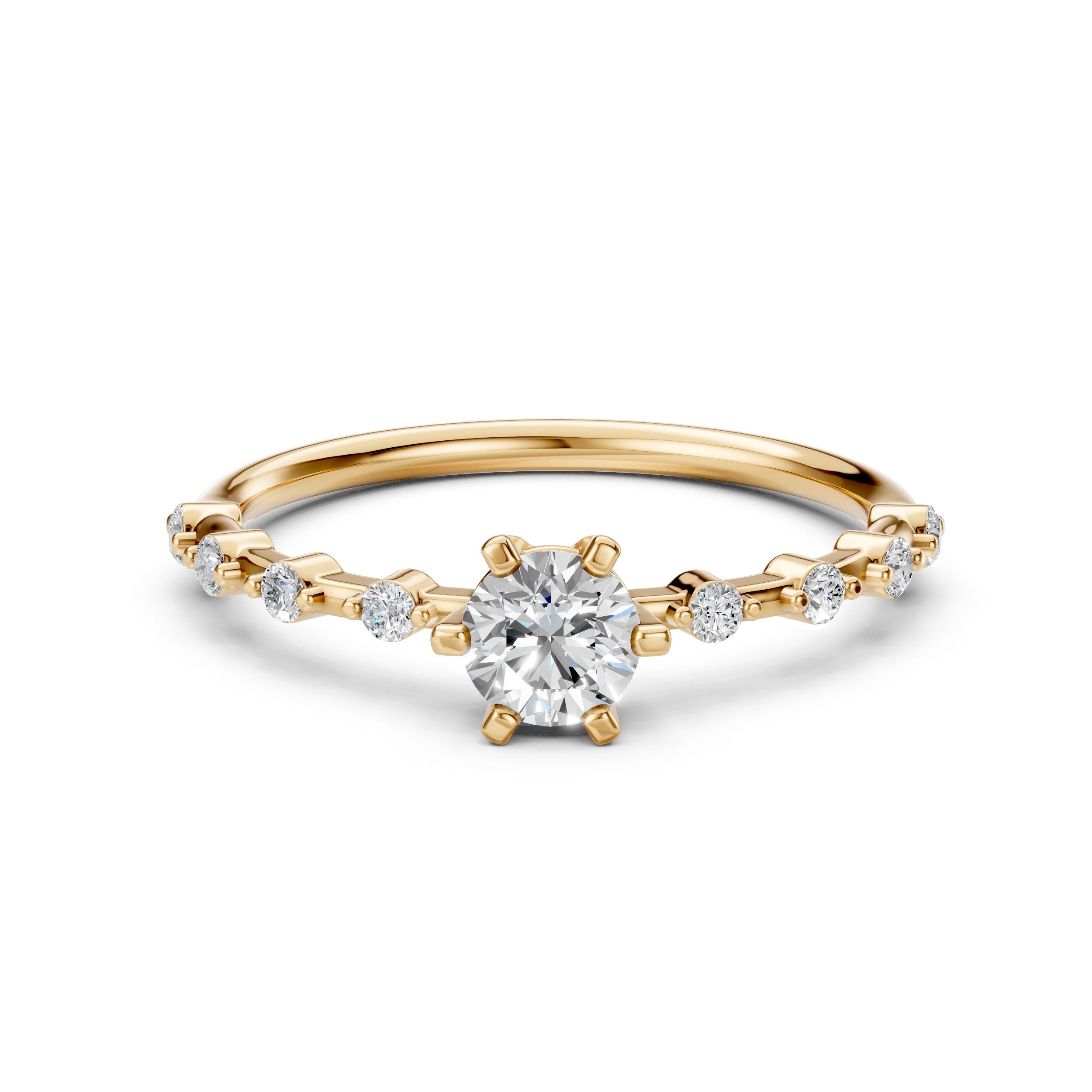 Solitaire Eternity Ring - 101-10144(5.1)