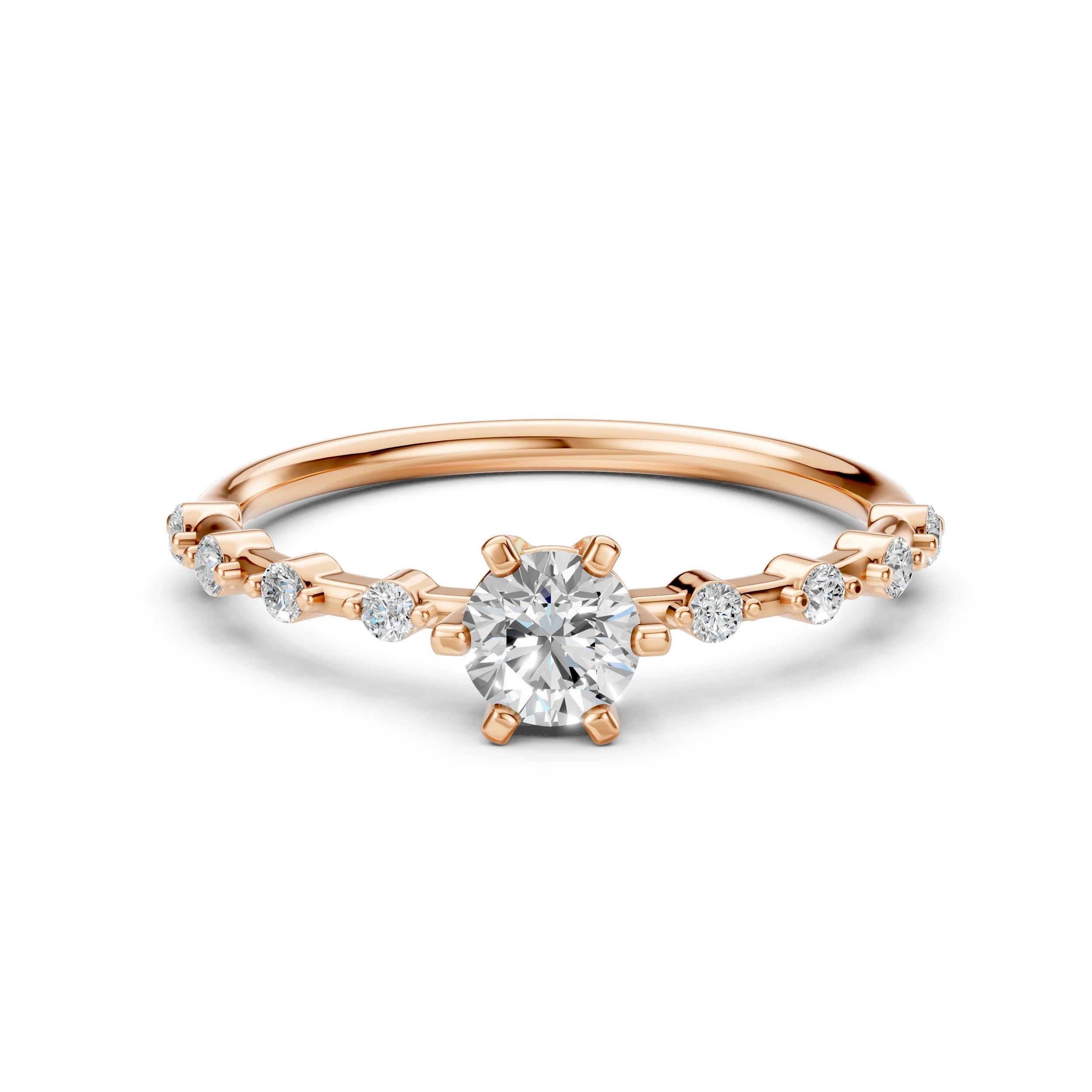Solitaire Eternity Ring - 101-10144(5.1)