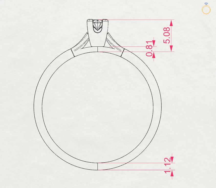 Solitaire Ring - 101-10034(2.5)