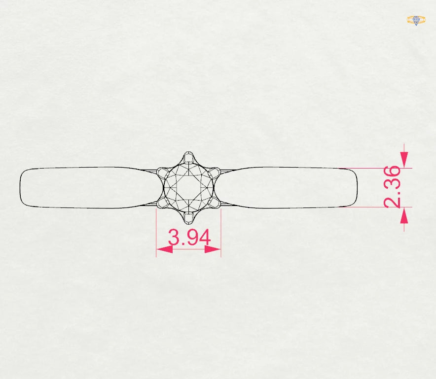 Solitaire Ring - 101-10040(3.0)