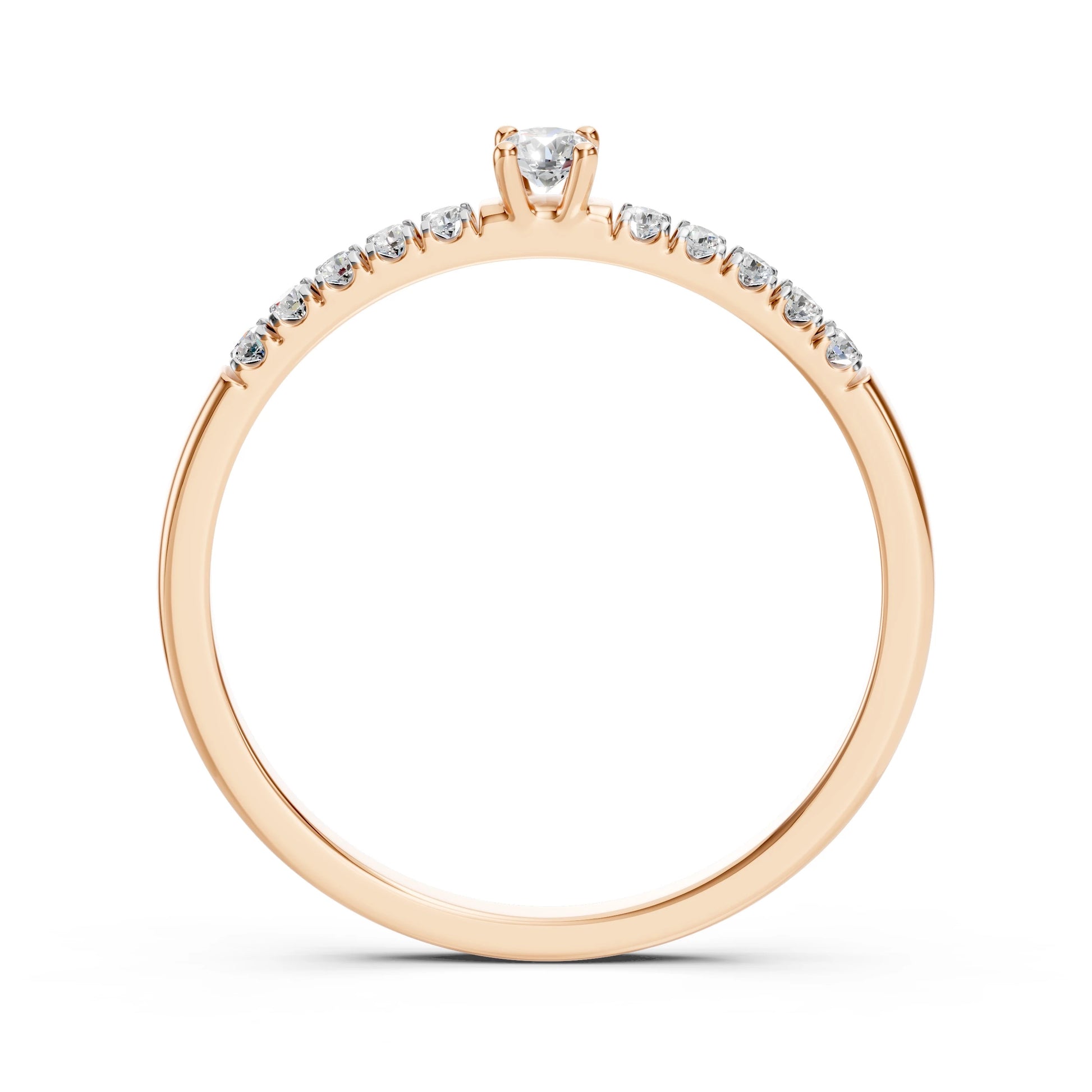 Solitaire Eternity Ring - 101-10126/2(2.6)