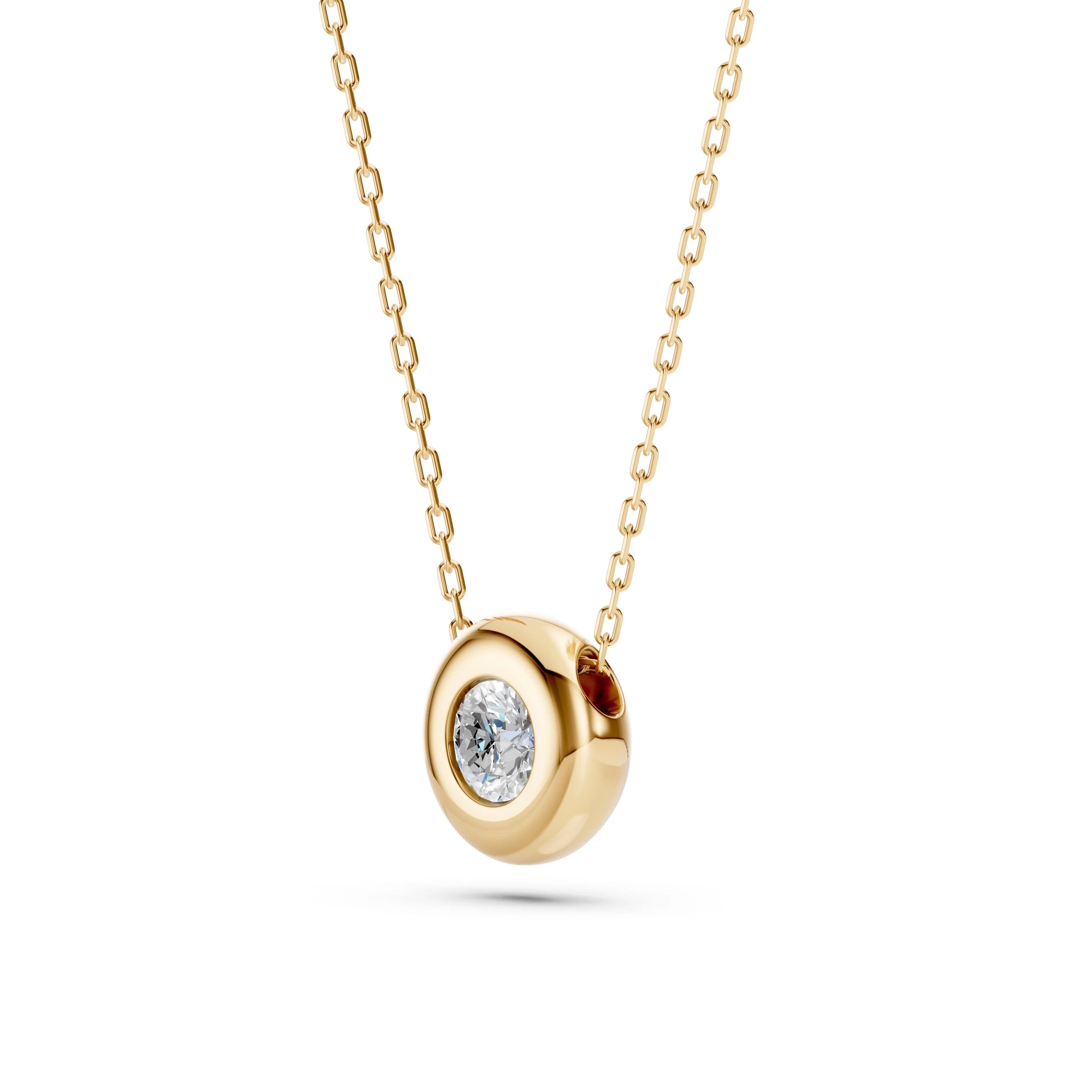 Solitaire Necklace - 104-10007(3.4)