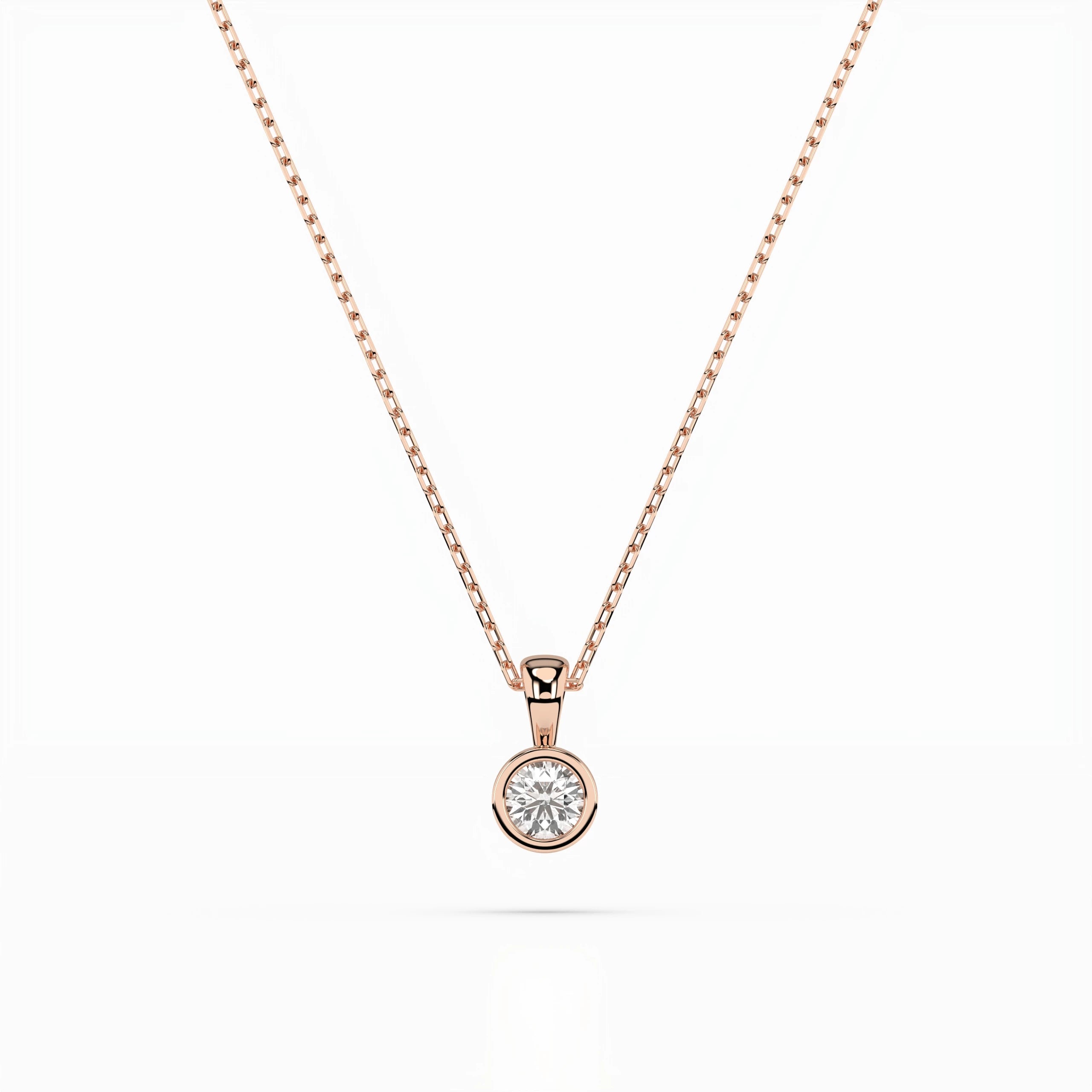 Solitaire Necklace - 104-10010(3.0)