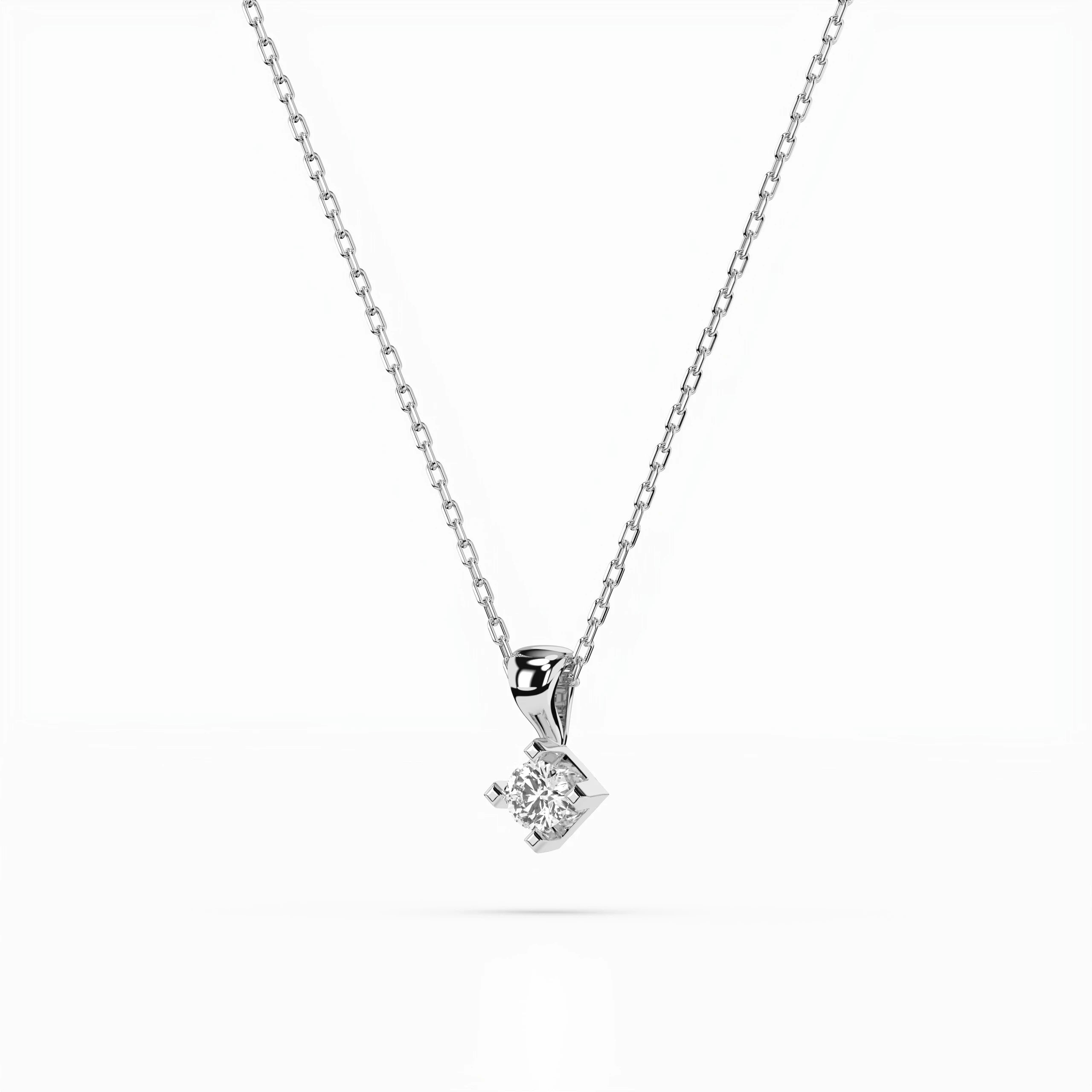 Solitaire Necklace - 104-10014(2.7)