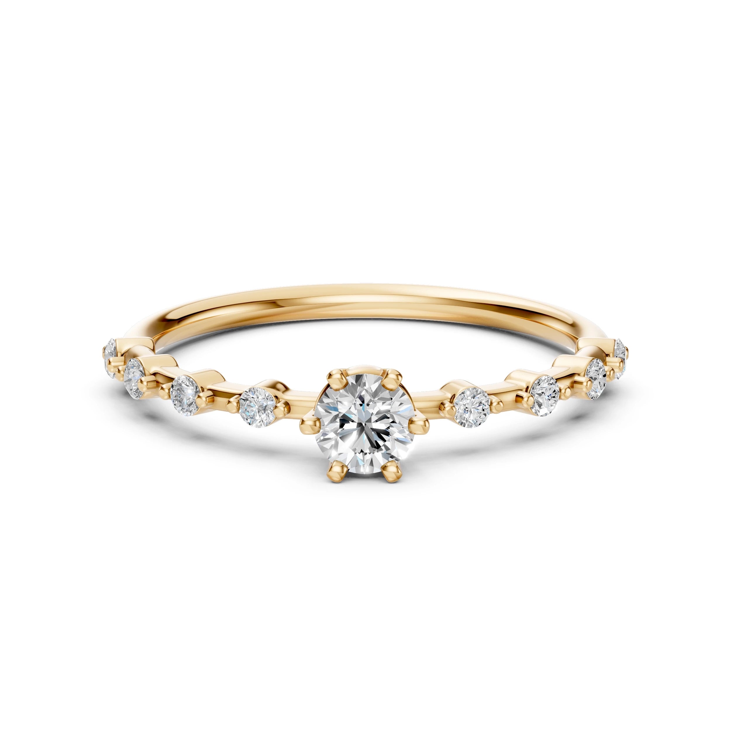 Solitaire Eternity Ring - 101-10144(4.2)