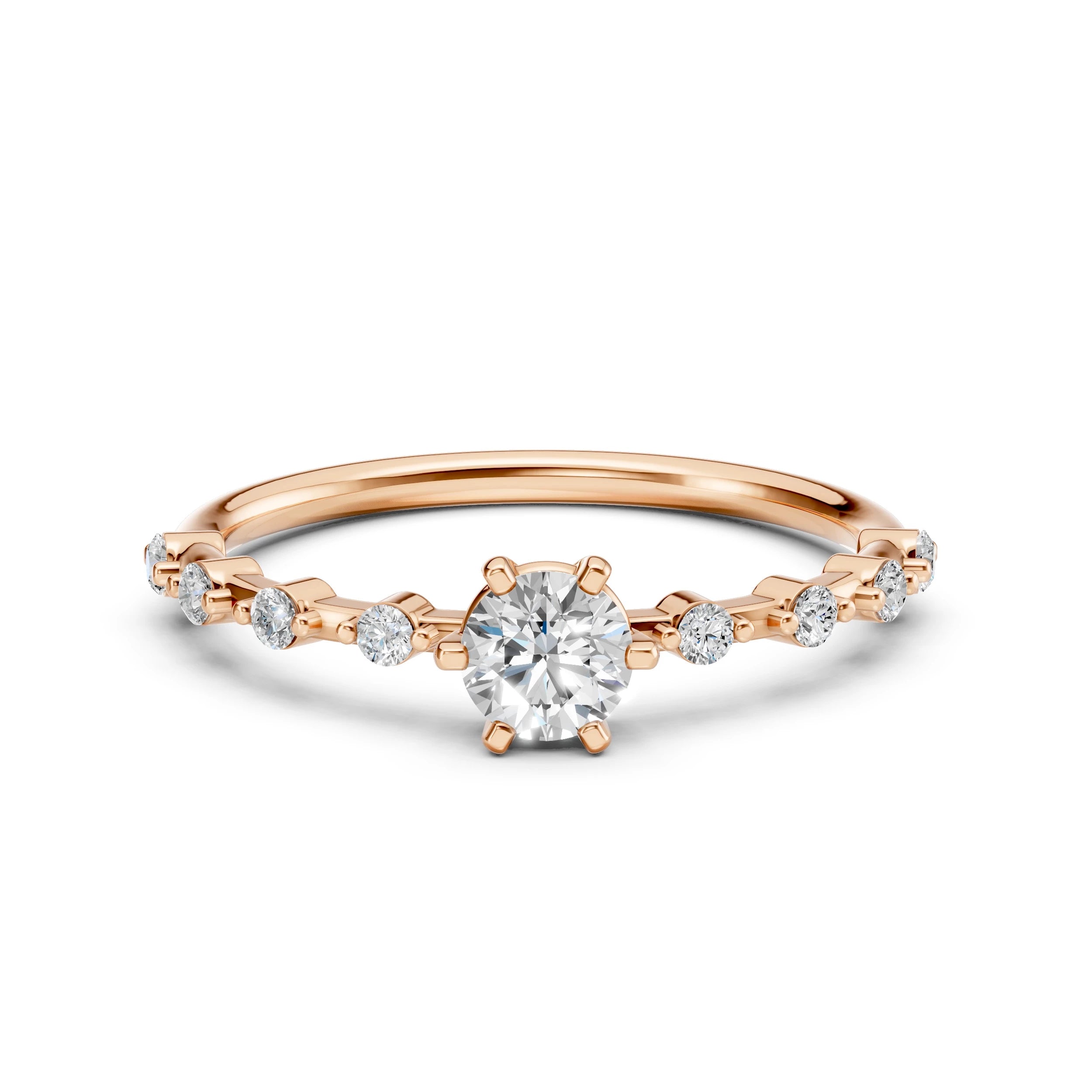 Solitaire Eternity Ring - 101-10144(4.7)