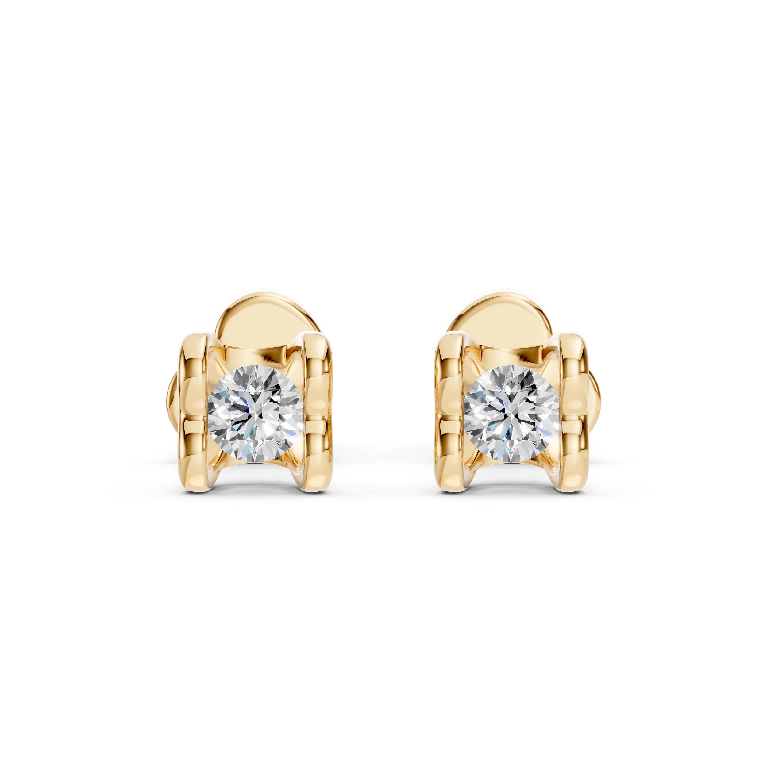 Solitaire Butterfly Earring - 102-10013/2(3.0)
