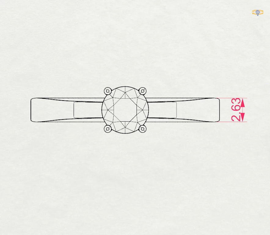 Solitaire Ring - 101-10012/1(5.1)