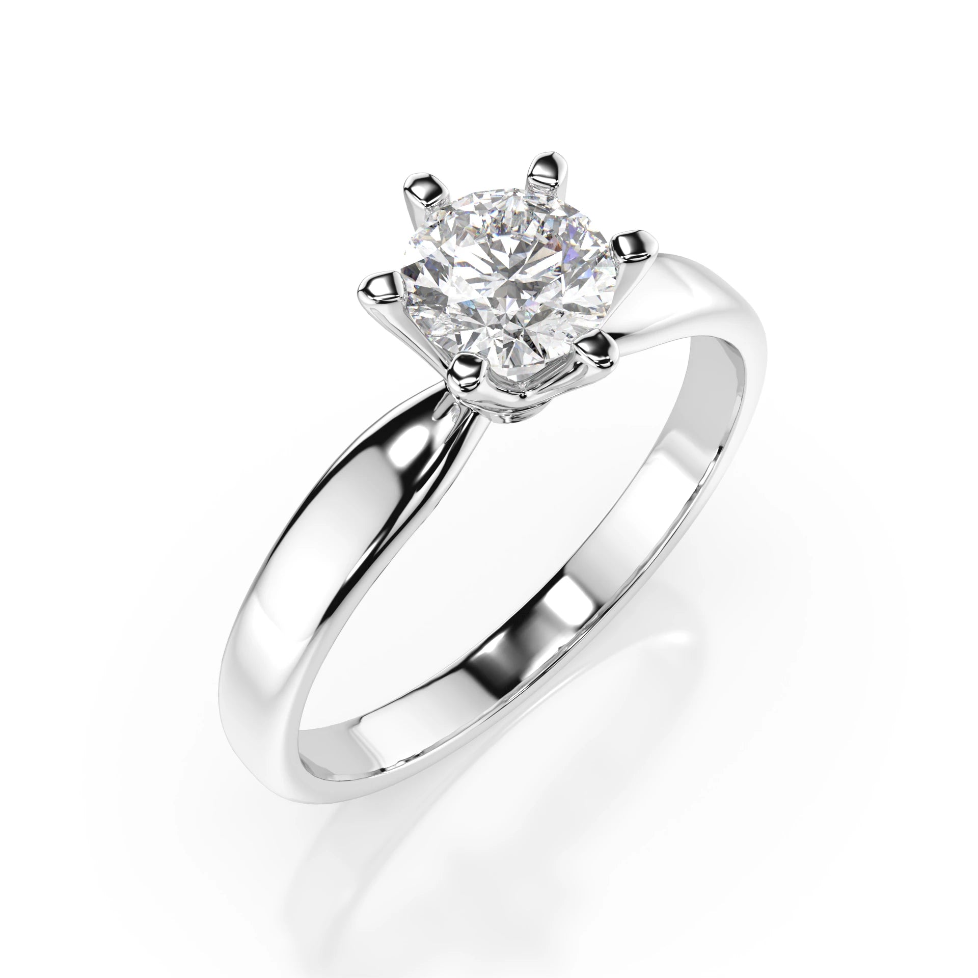 Solitaire Ring - 101-10040(5.1)
