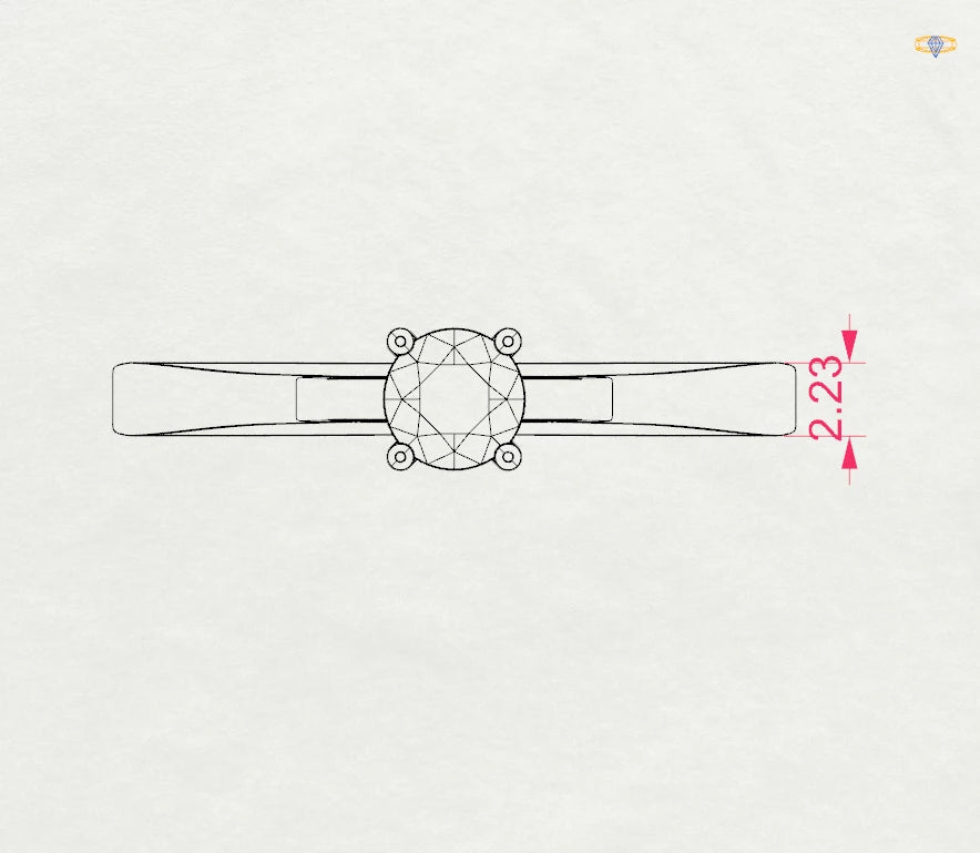 Solitaire Ring - 101-10012/1(4.2)
