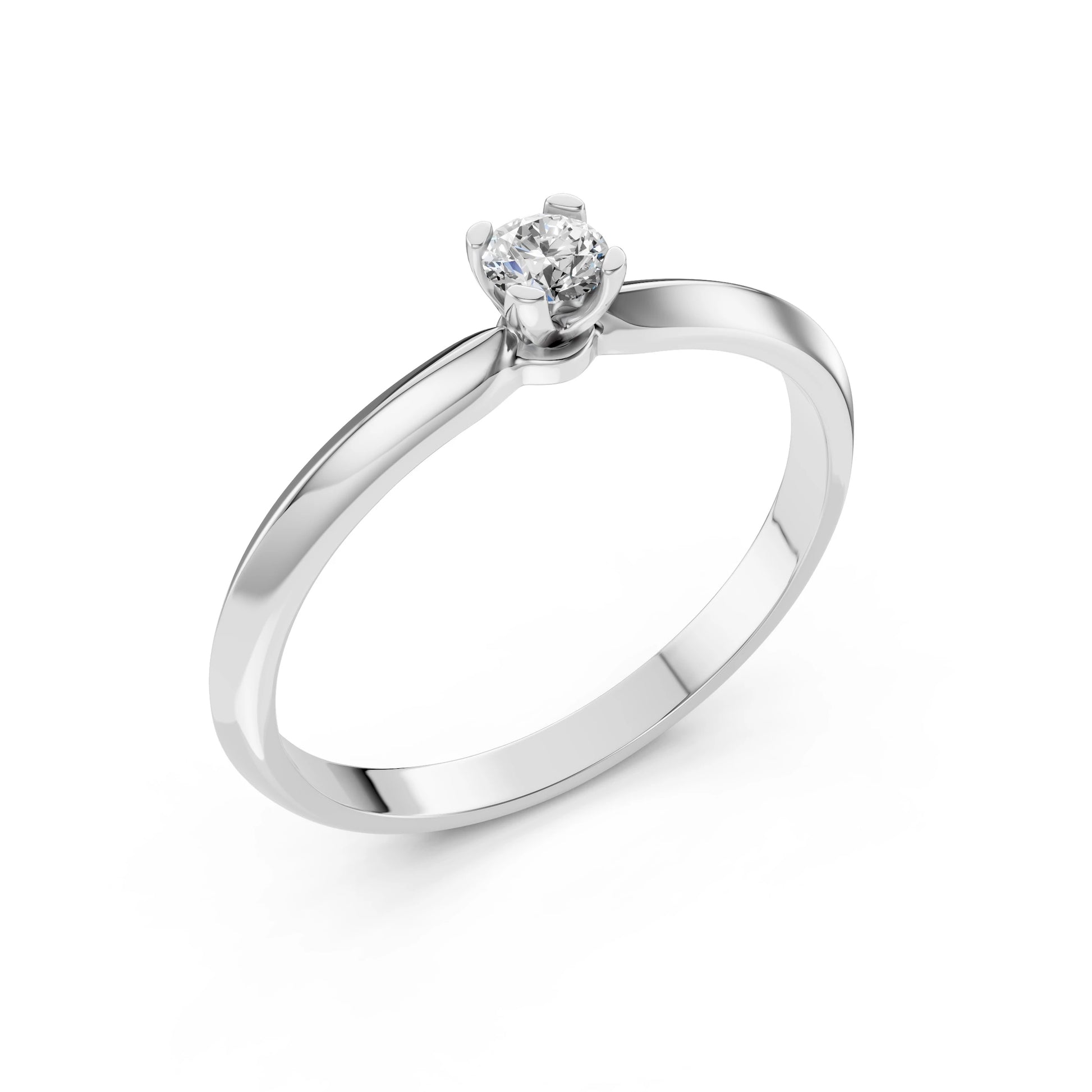 Solitaire Ring - 101-10089(3.4)
