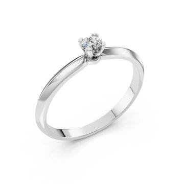 Solitaire Ring - 101-10089(3.4)