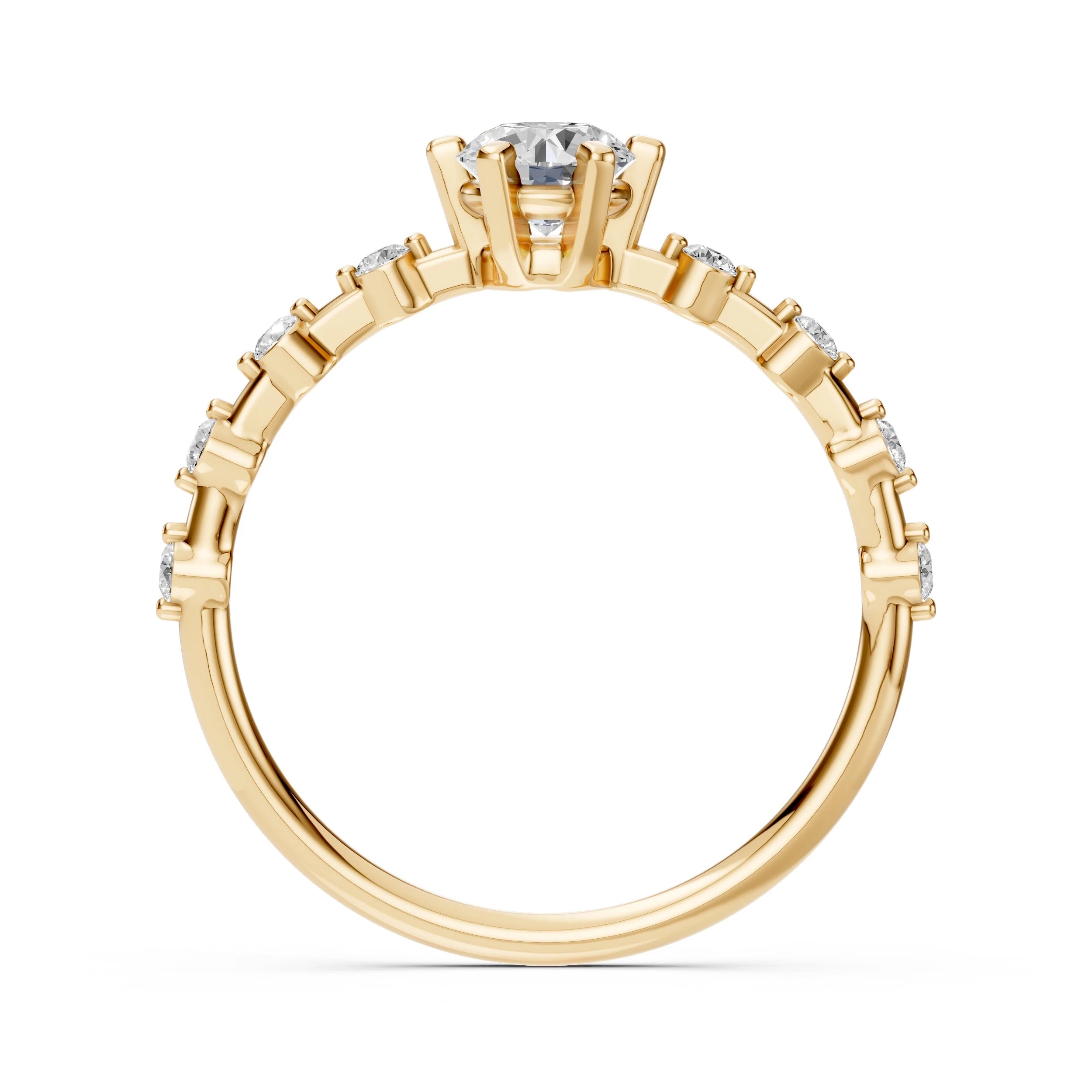 Solitaire Eternity Ring - 101-10144(5.1)