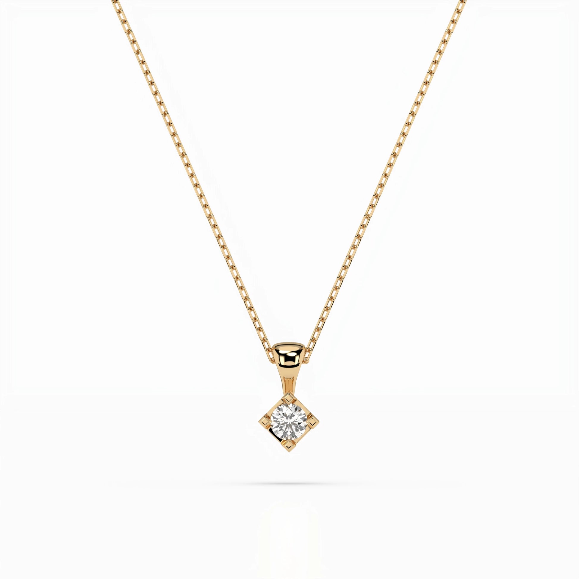 Solitaire Necklace - 104-10014(2.7)